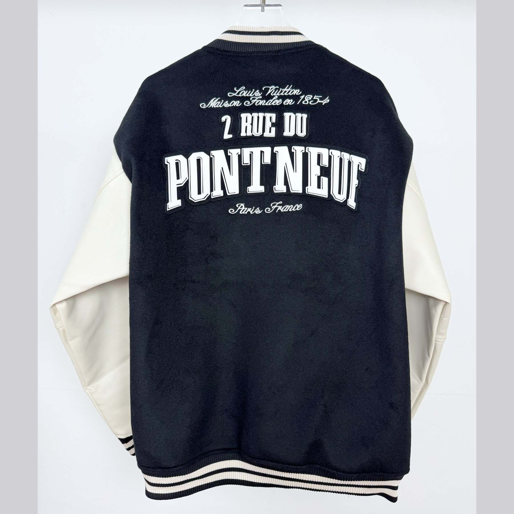 Louis Vuitton Signature Leather Varsity Jacket    - DesignerGu