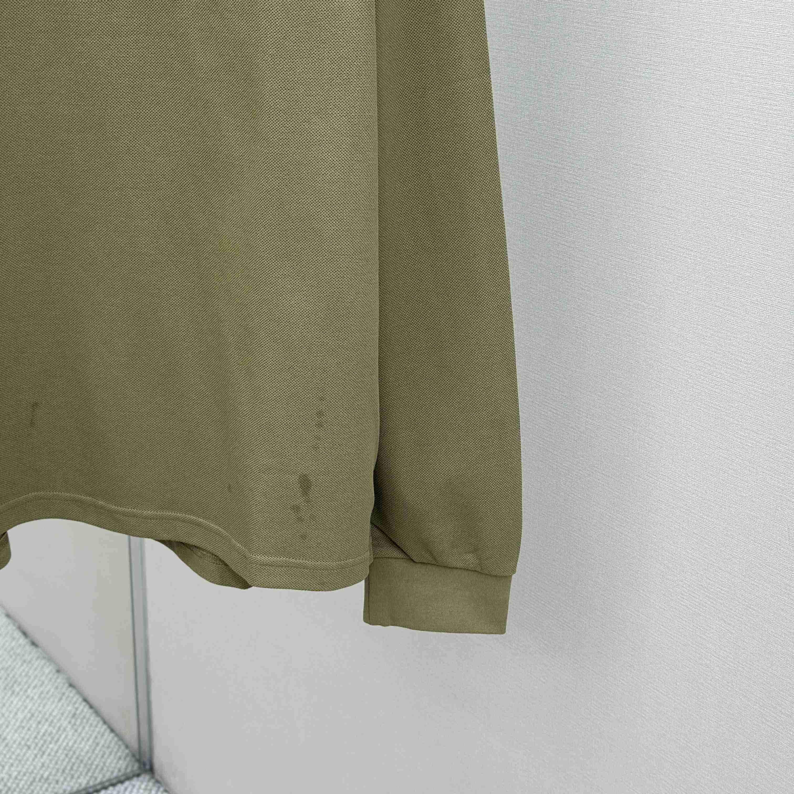 Burberry Long-sleeve Cotton Polo Shirt - DesignerGu