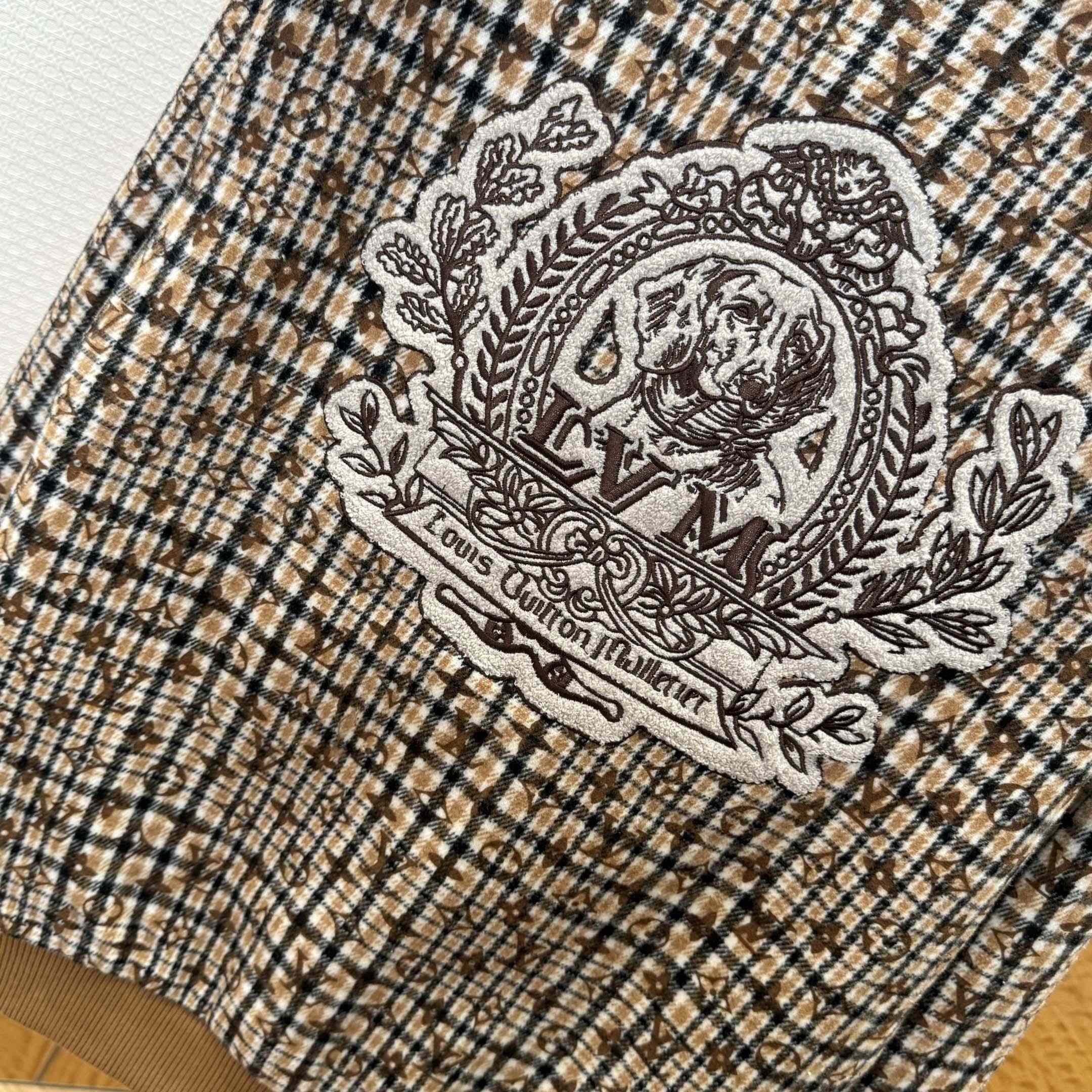 Louis Vuitton Monogram Wool Harrington Blouson   1AGIP7 - DesignerGu