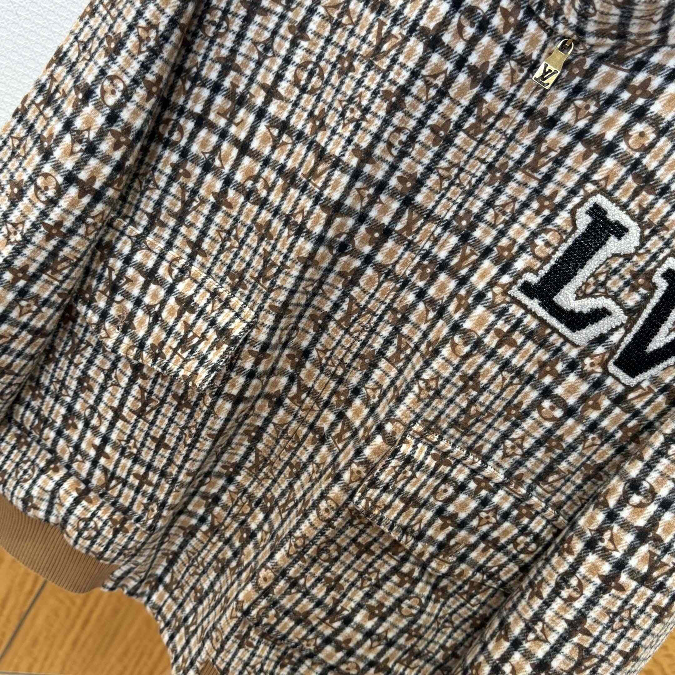 Louis Vuitton Monogram Wool Harrington Blouson   1AGIP7 - DesignerGu