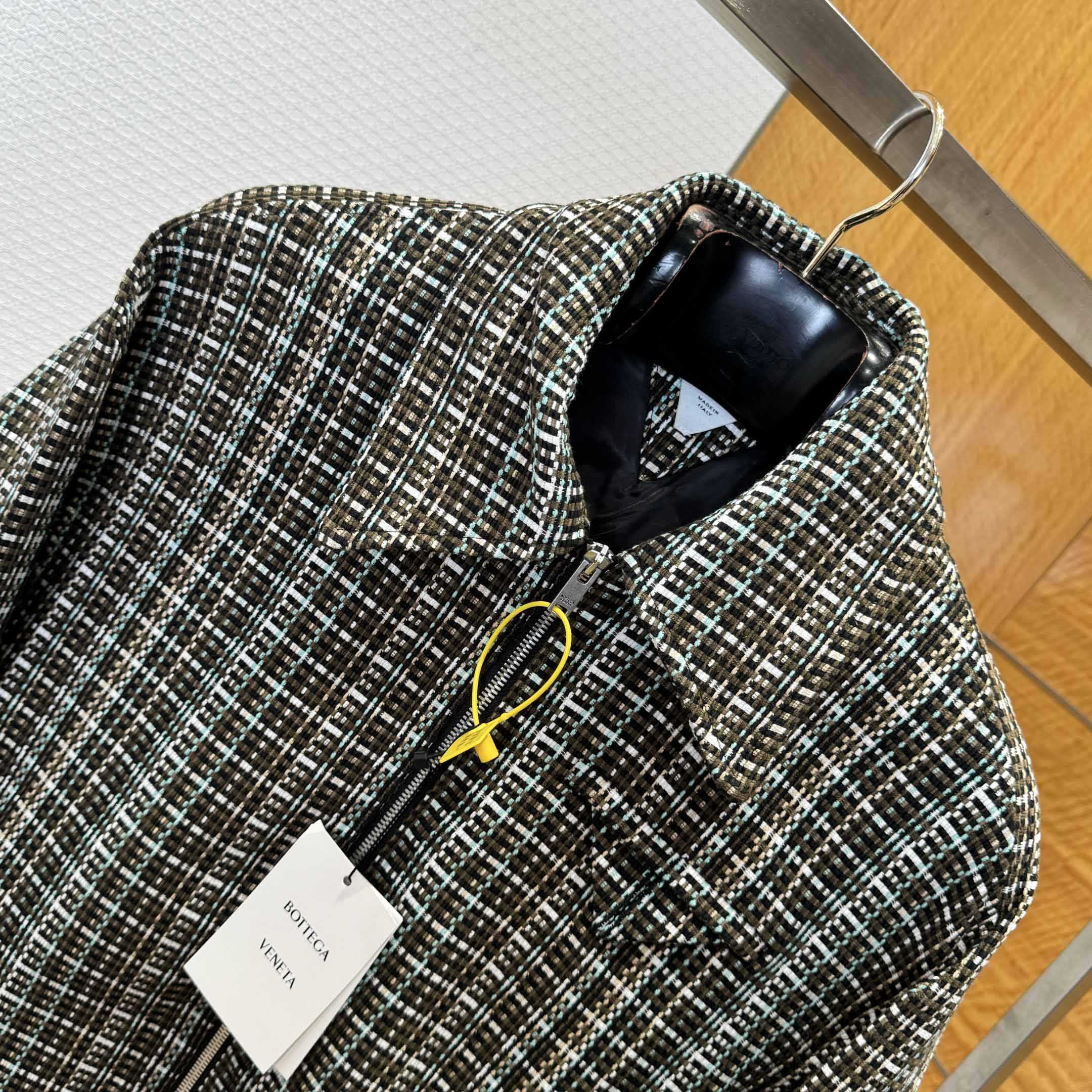 Bottega Veneta Multicolor Check Jacket - DesignerGu