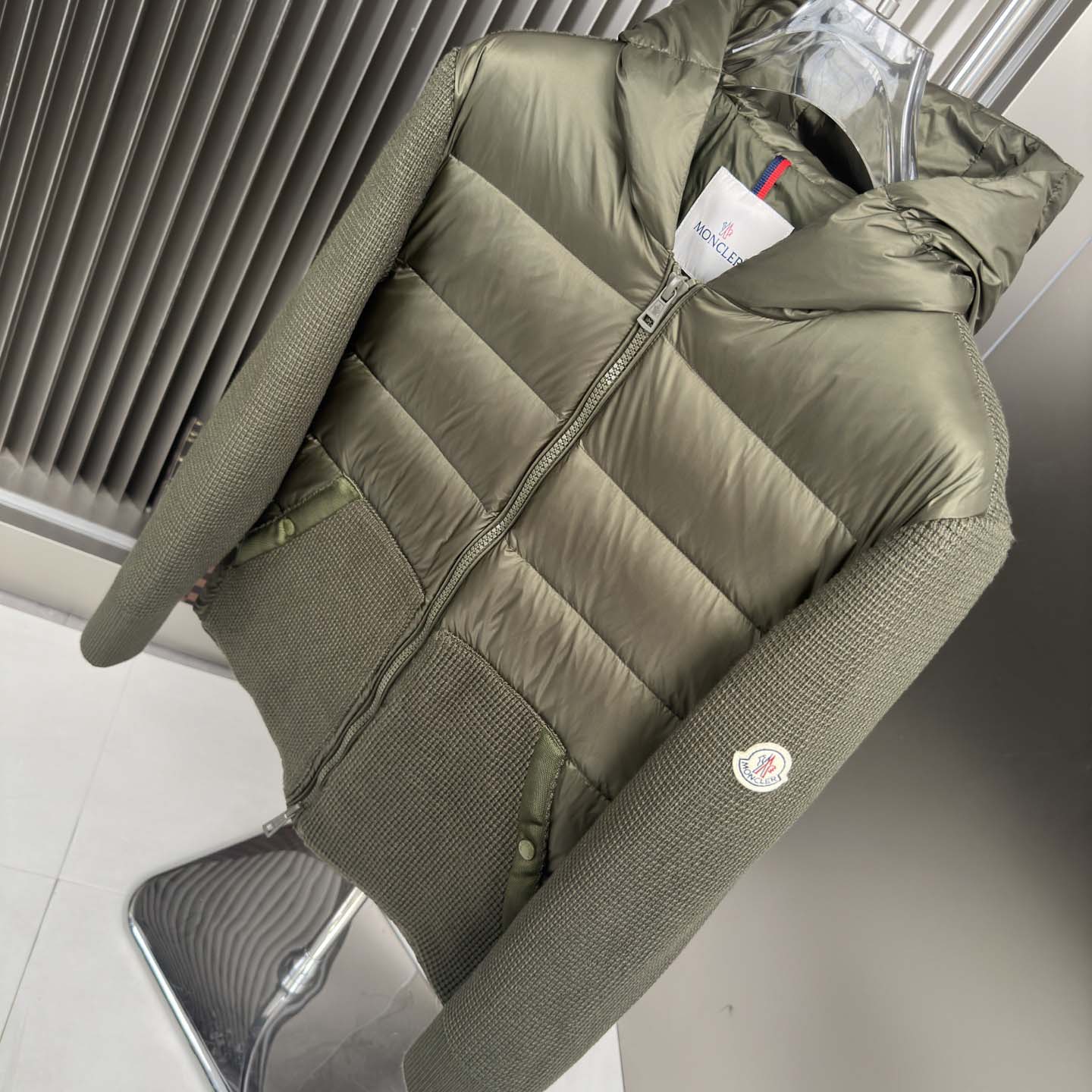 Moncler Padded Zip-Up Cardigan - DesignerGu
