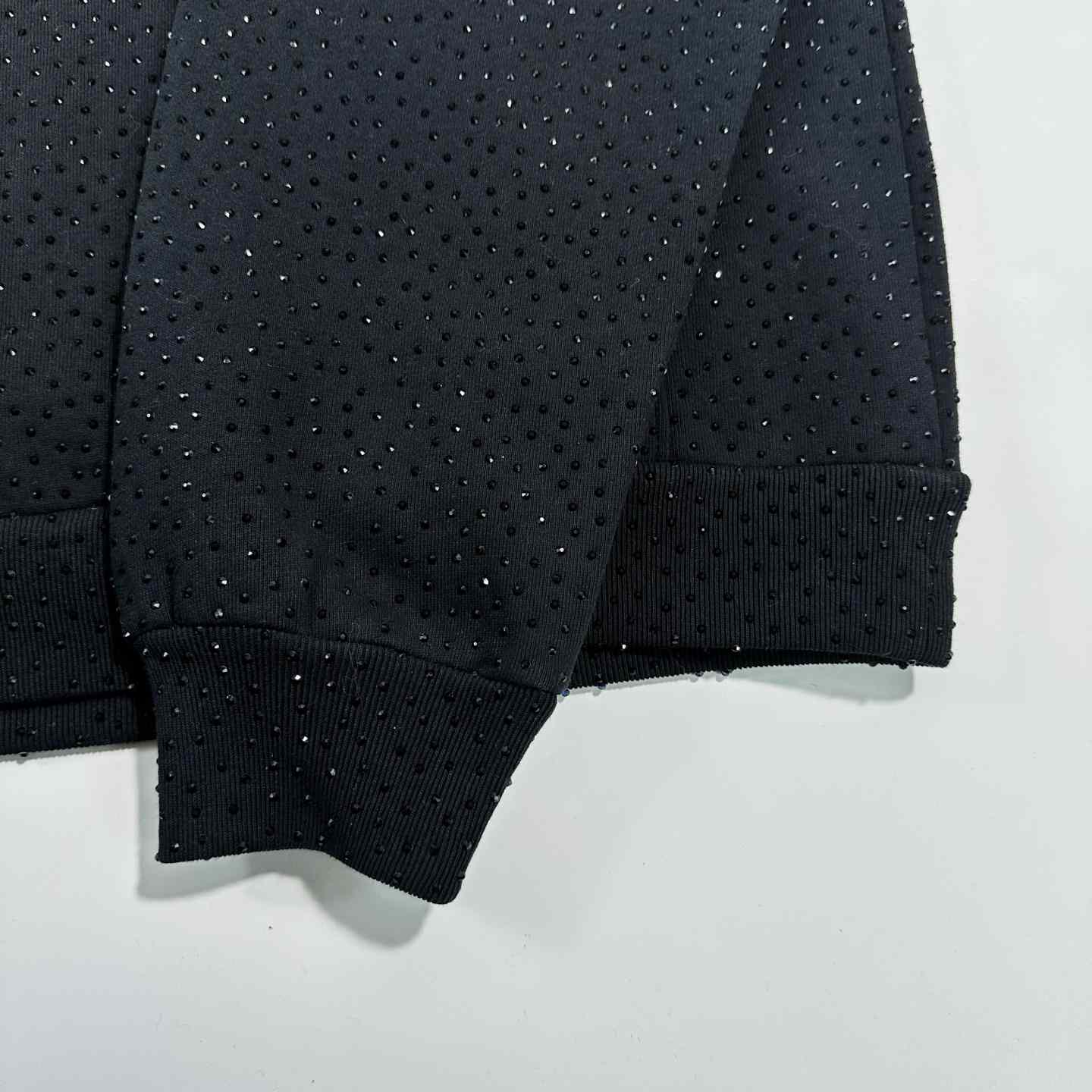 Sp5der Black VVS Hoodie - DesignerGu