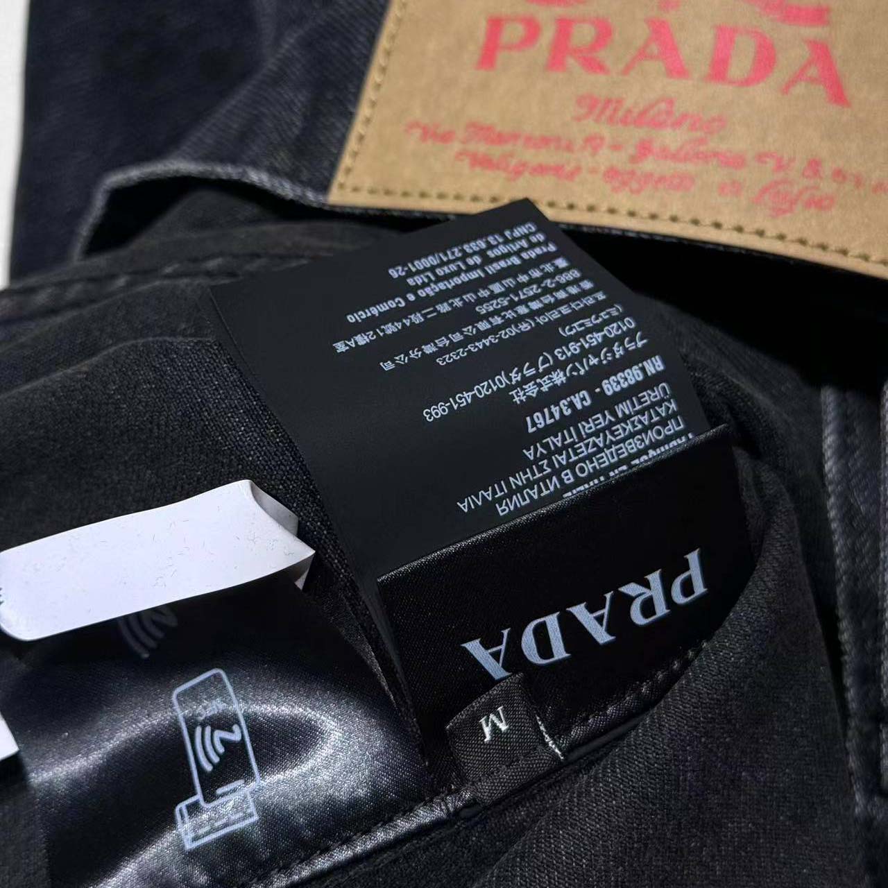 Prada Triangle-logo Denim Blouson Jacket - DesignerGu