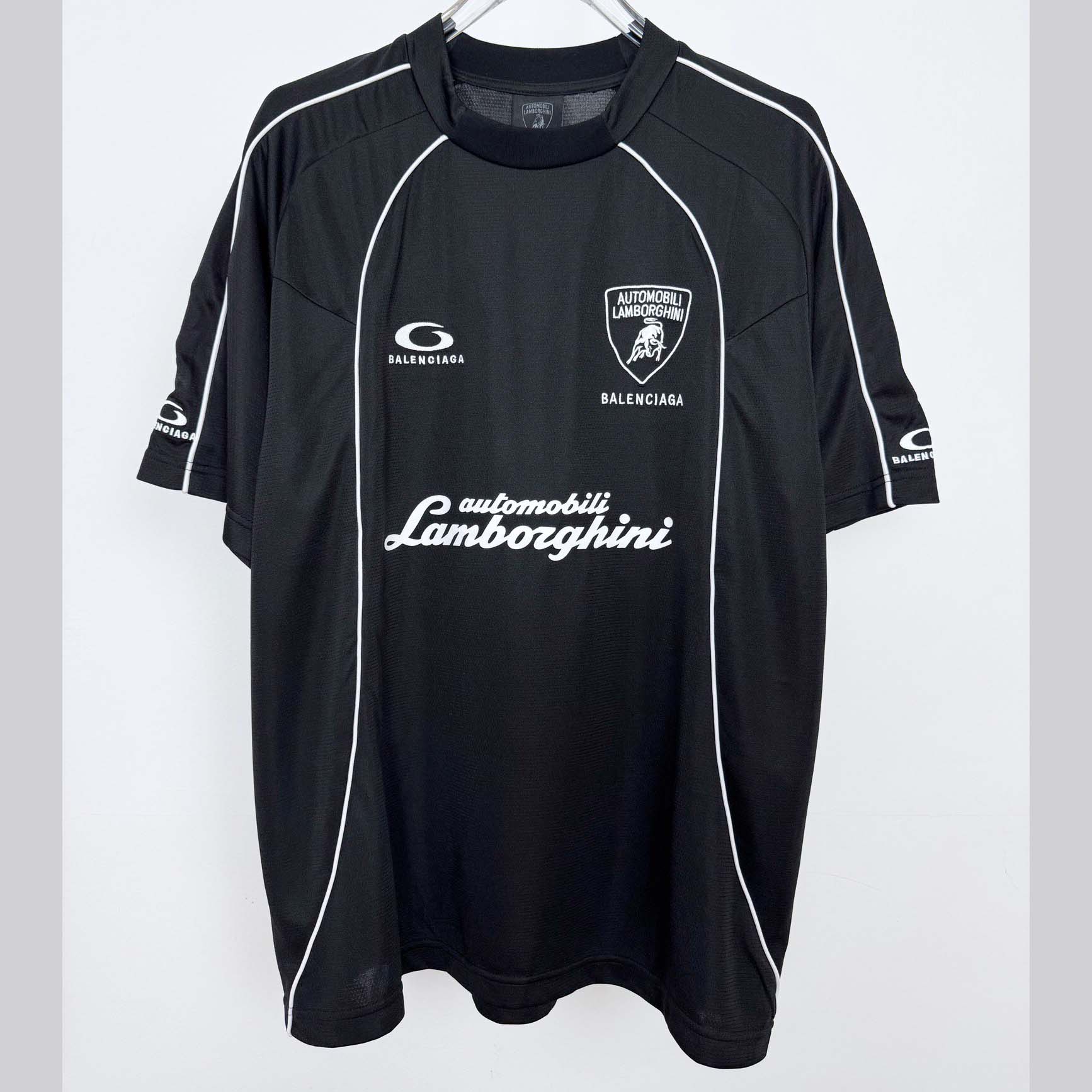 Balenciaga I Automobili Lamborghini Oversized Soccer T-shirt - DesignerGu