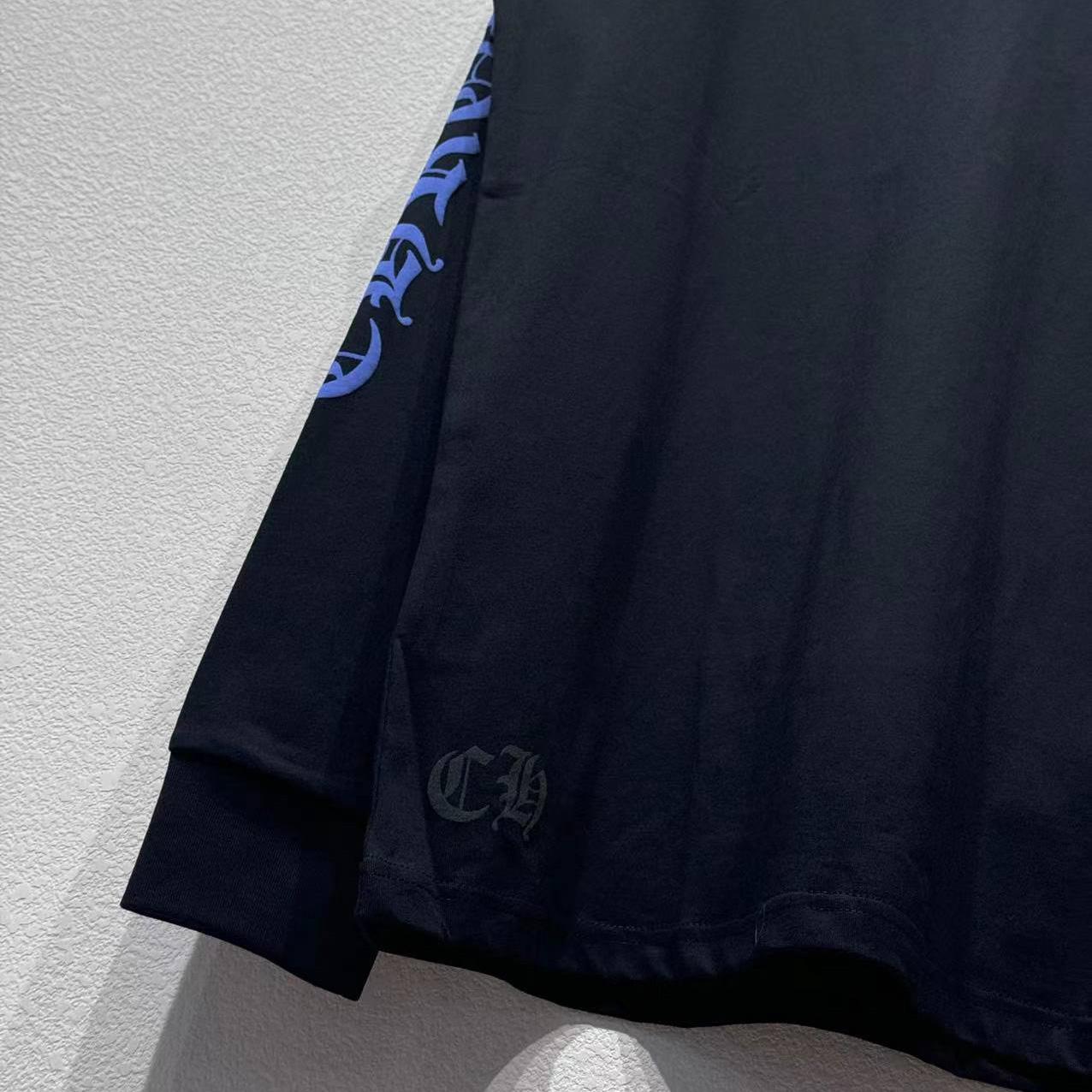 Chrome Hearts Neck Logo Long-Sleeve T-Shirt 'Black' - DesignerGu