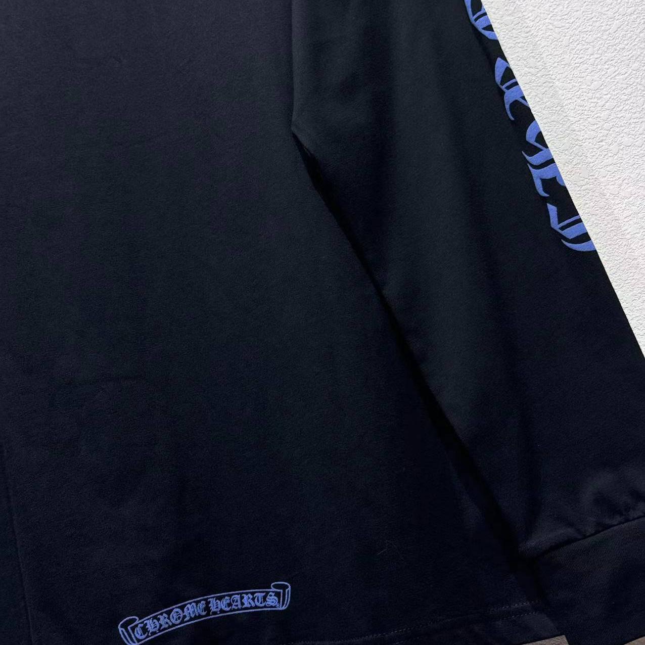 Chrome Hearts Neck Logo Long-Sleeve T-Shirt 'Black' - DesignerGu