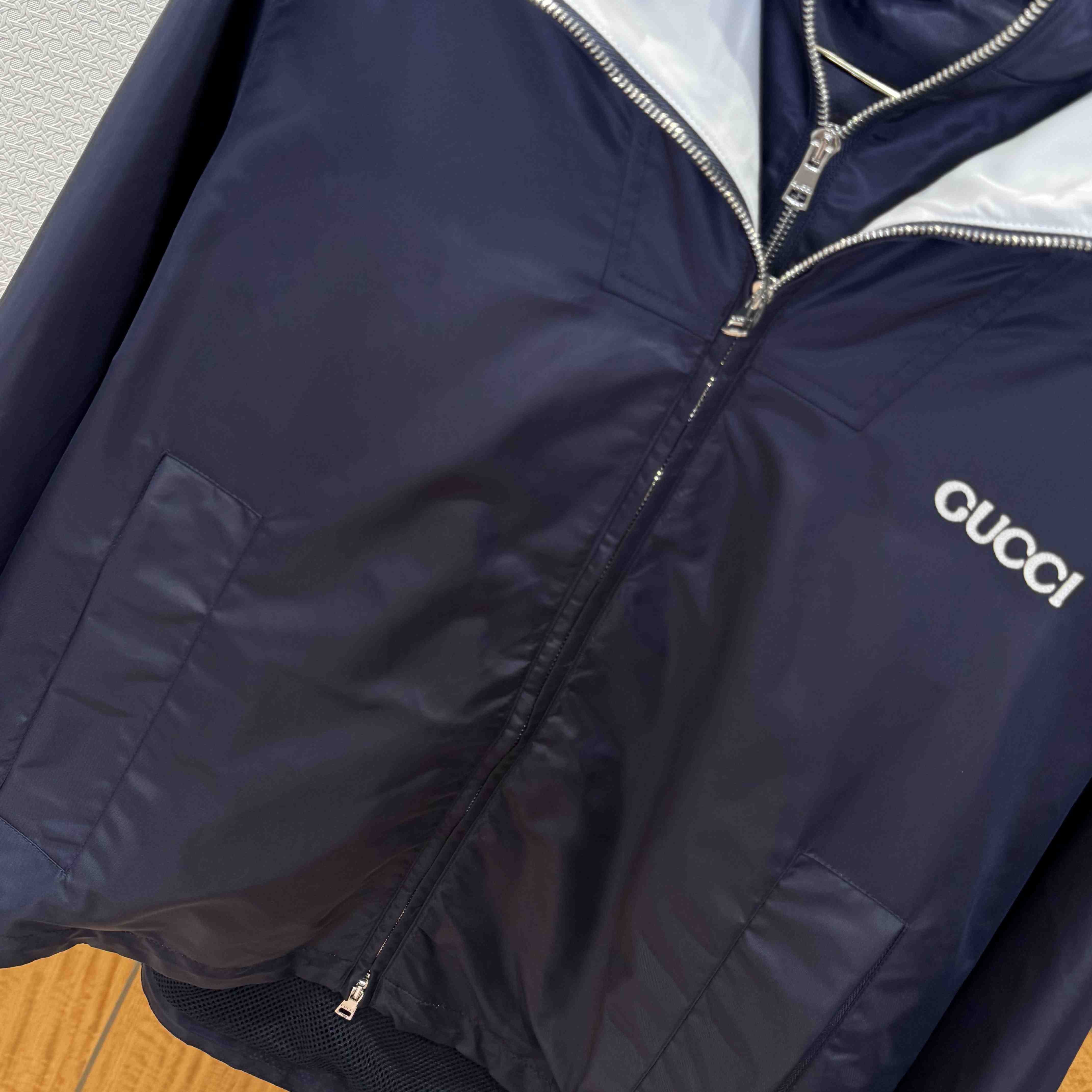 Gucci Nylon Twill Jacket With Patch - DesignerGu