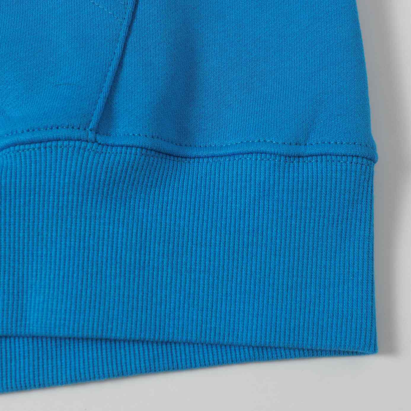 Denim Tears Cotton Wreath Zip Hoodie Blue - DesignerGu