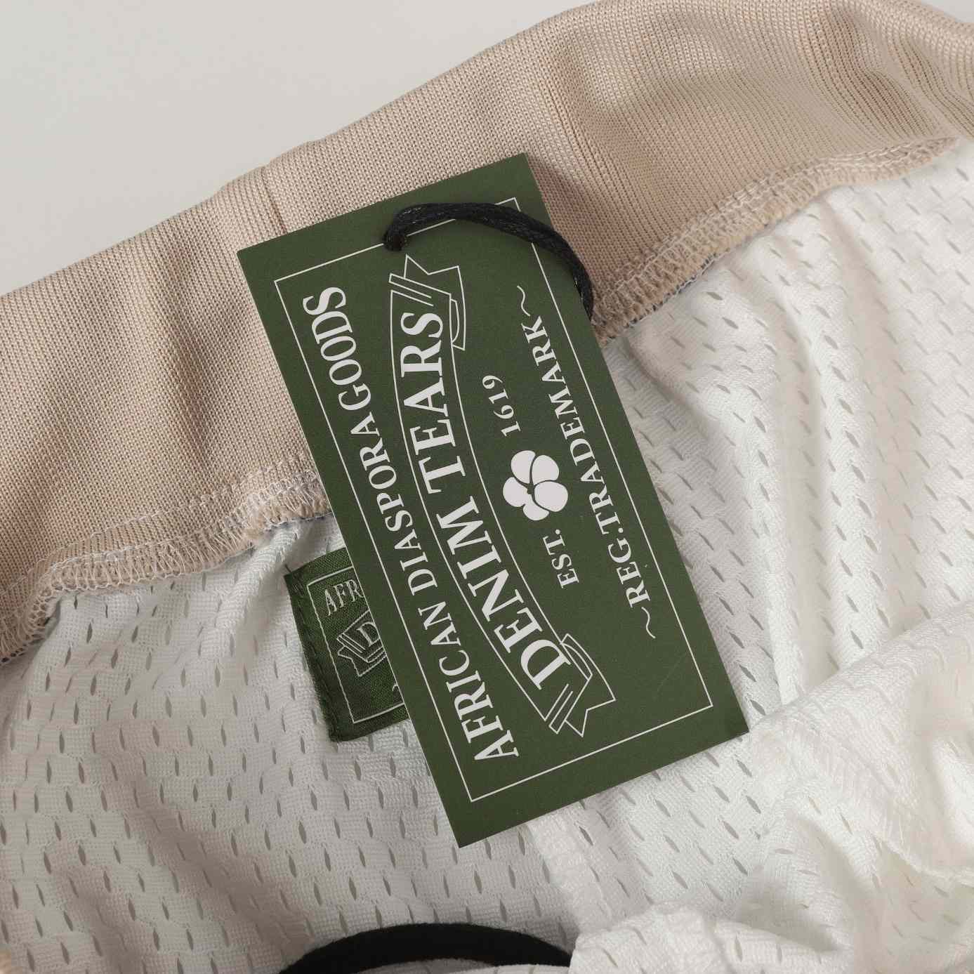 Denim Tears Game Shorts 'White' - DesignerGu