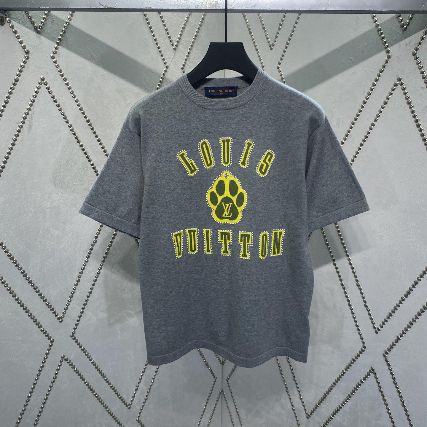 Louis Vuitton Embellished Short-Sleeved Cotton Crewneck - DesignerGu