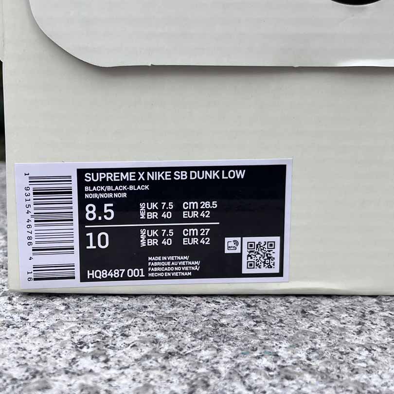 Supreme x Nike Dunk SB DUNK LOW PRO OGQS    HQ8487-011 - DesignerGu