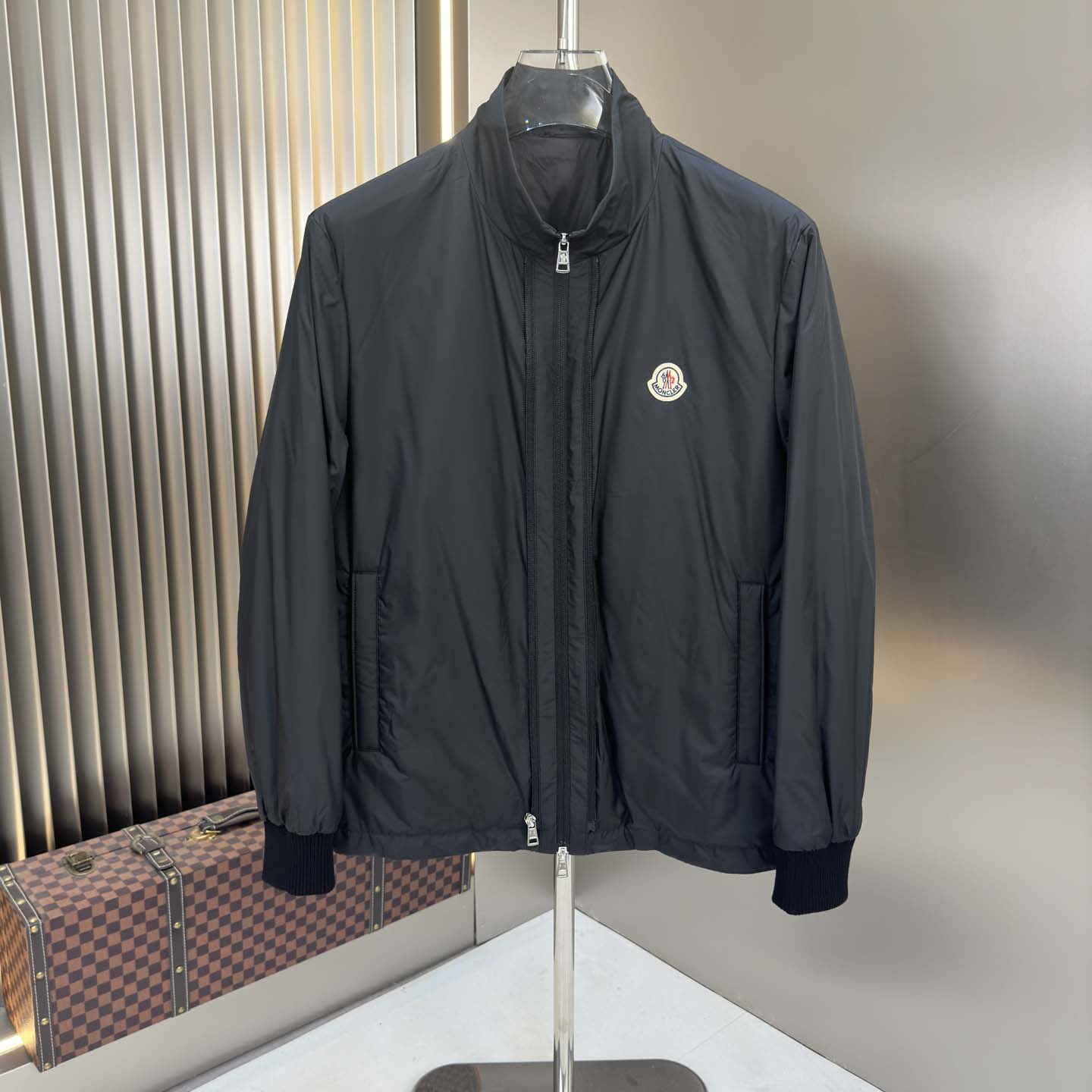 Moncler Black Verney 3-in-1 Short Jacket & Down Vest Set - DesignerGu