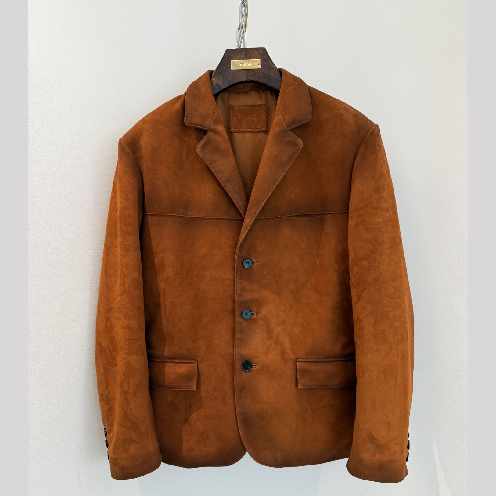 Prada Suede Jacket - DesignerGu