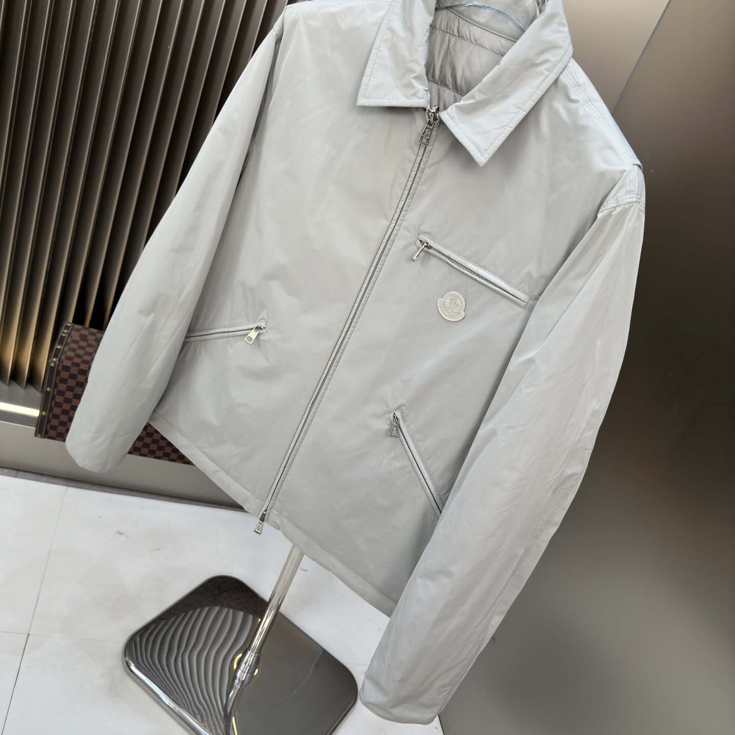 Moncler Cidone Reversible Down Shirt Jacket - DesignerGu