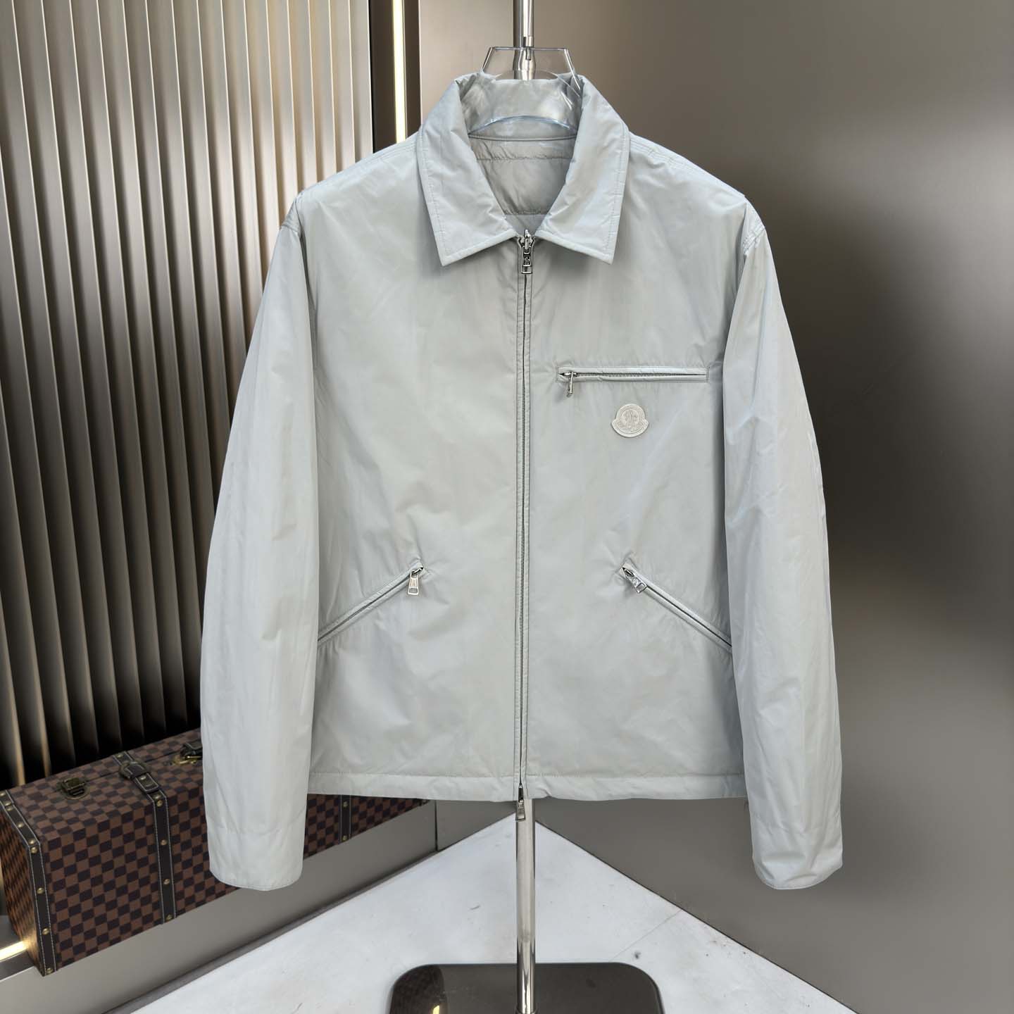 Moncler Cidone Reversible Down Shirt Jacket - DesignerGu