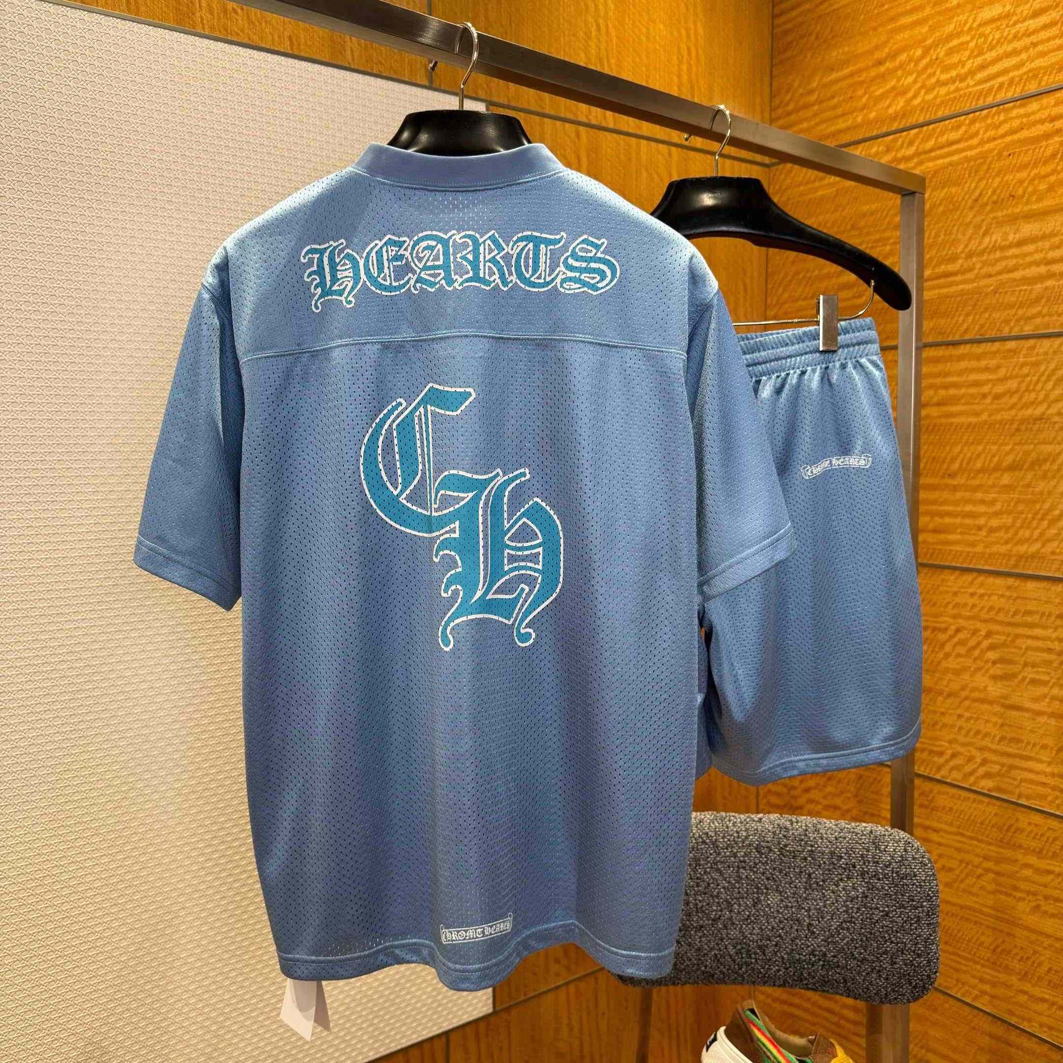 Chrome Hearts Stadium Mesh Short Sleeve & Shorts - DesignerGu