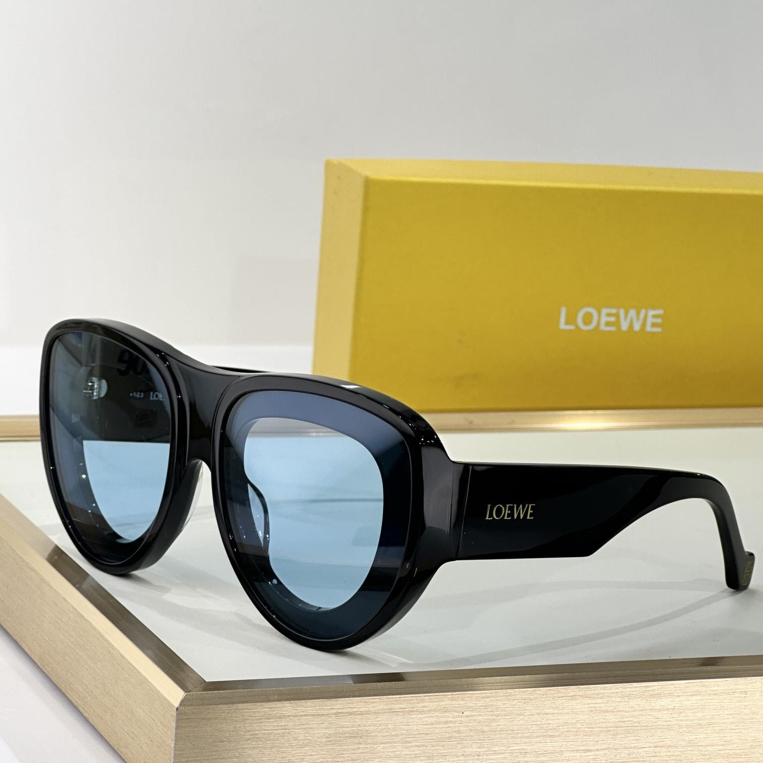 Loewe Front Lenses Aviatior Sunglasses  - DesignerGu