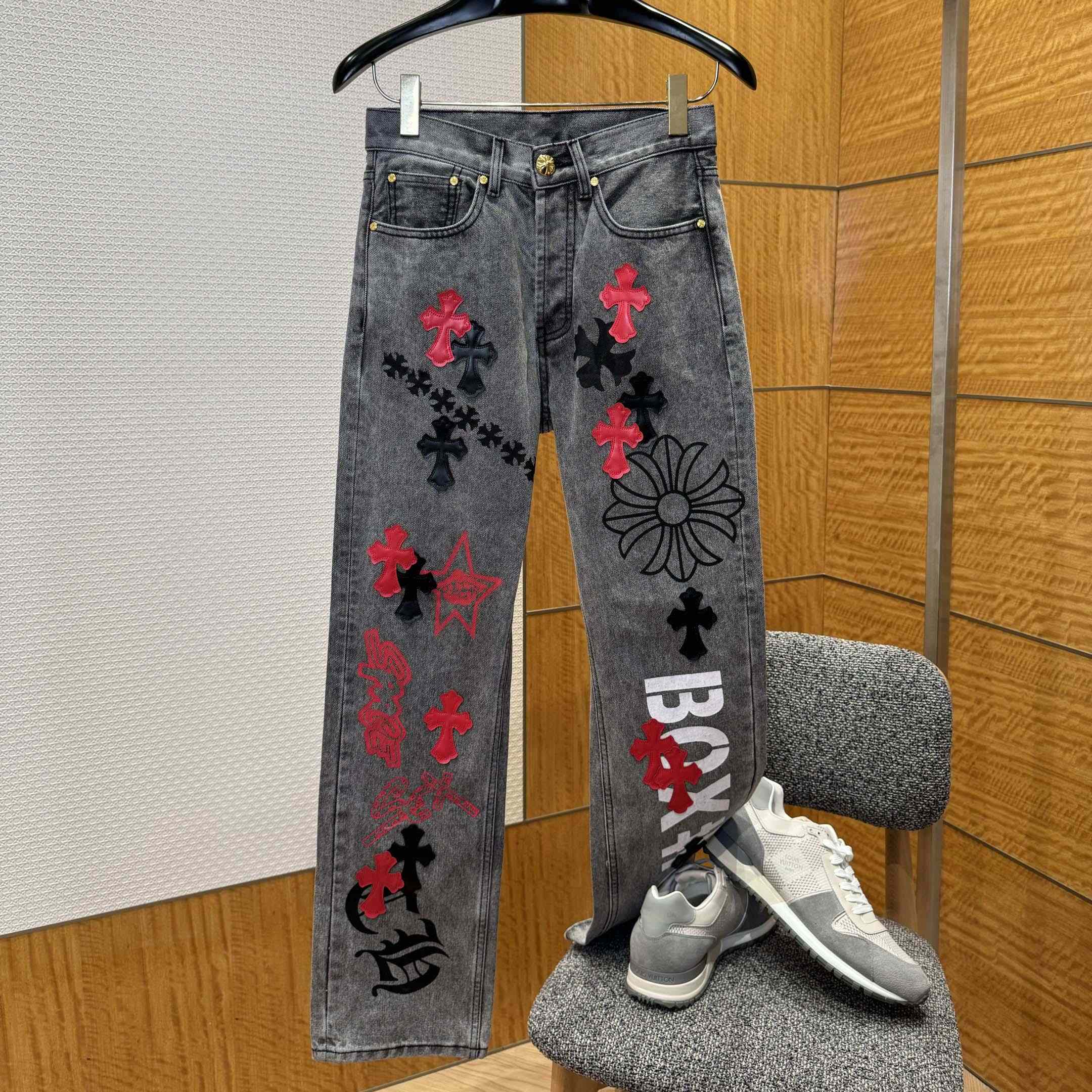 Chrome Hearts Jeans - DesignerGu
