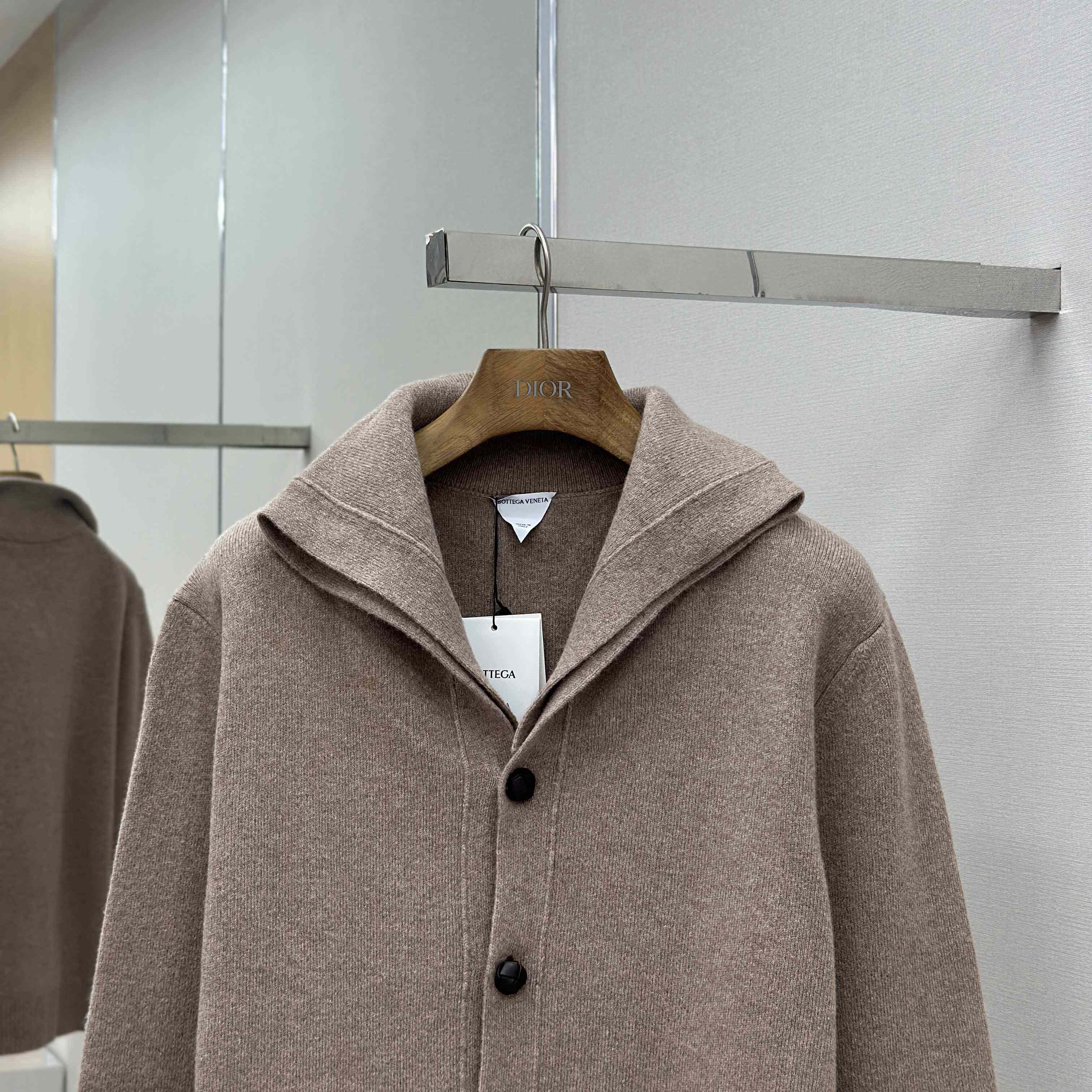 Bottega Veneta Compact Wool Cardigan - DesignerGu