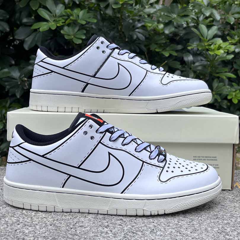 LEGO x Nike Dunk Low Sail    IF2117-100 - DesignerGu