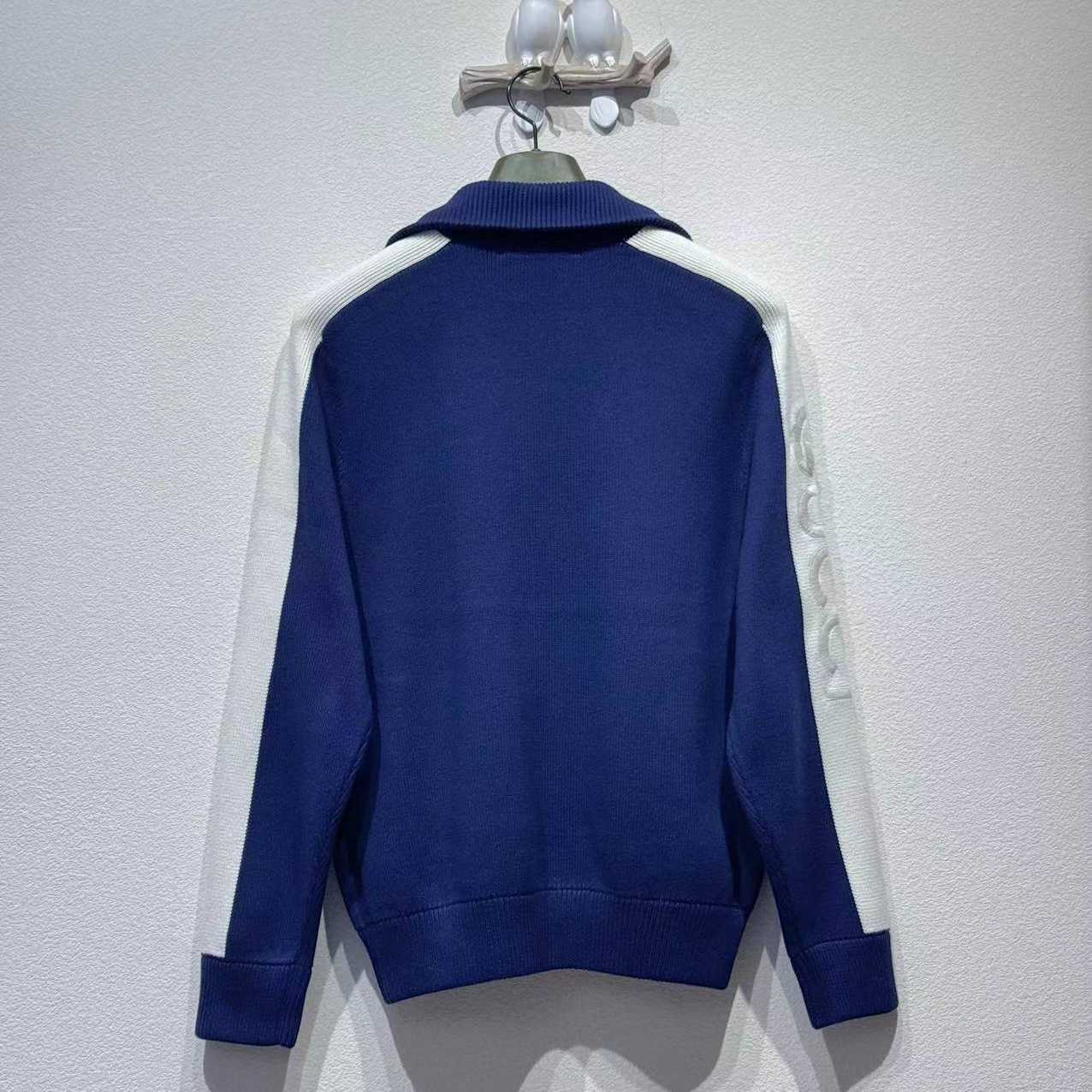 Gucci Cotton Knit Zip Bomber Jacket - DesignerGu