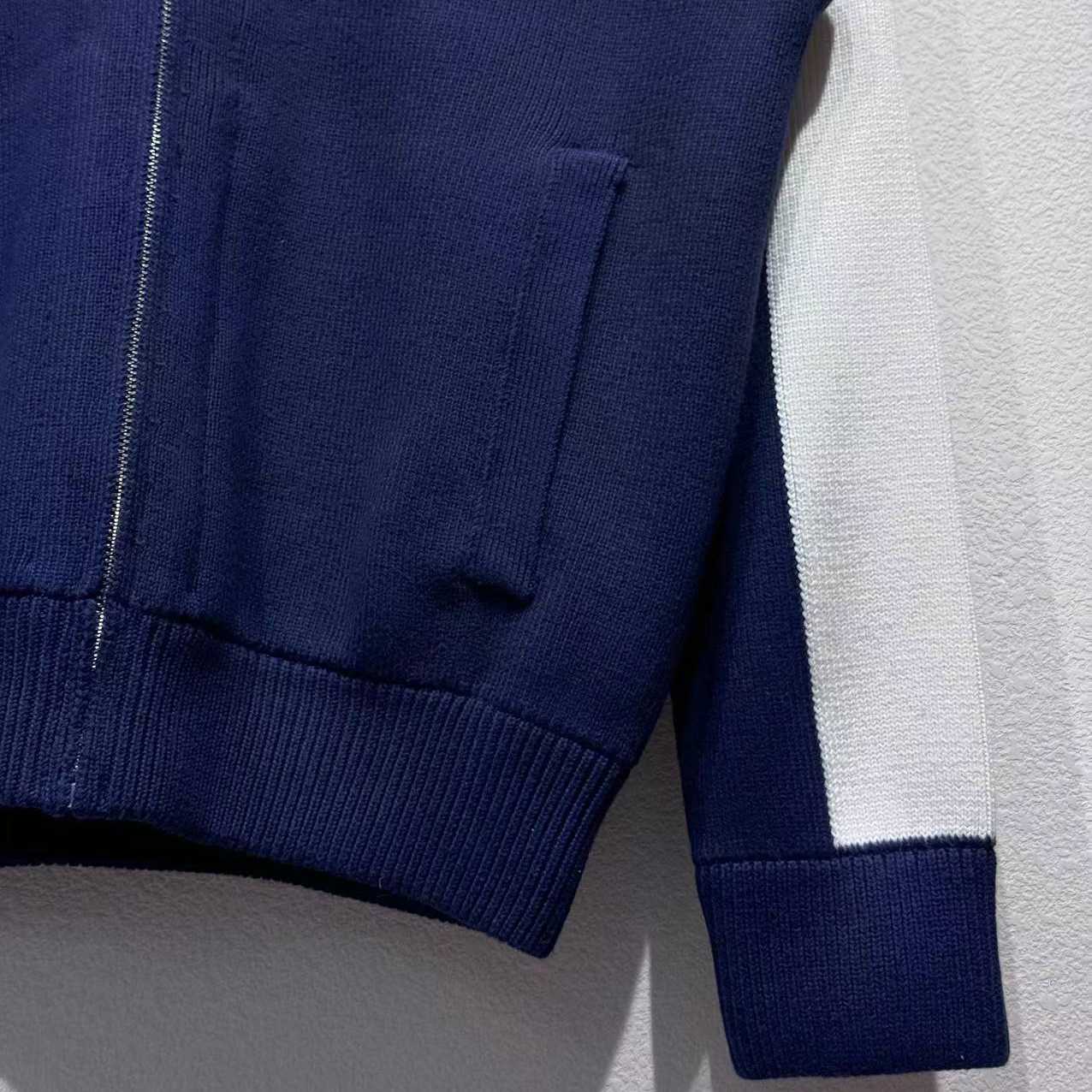 Gucci Cotton Knit Zip Bomber Jacket - DesignerGu