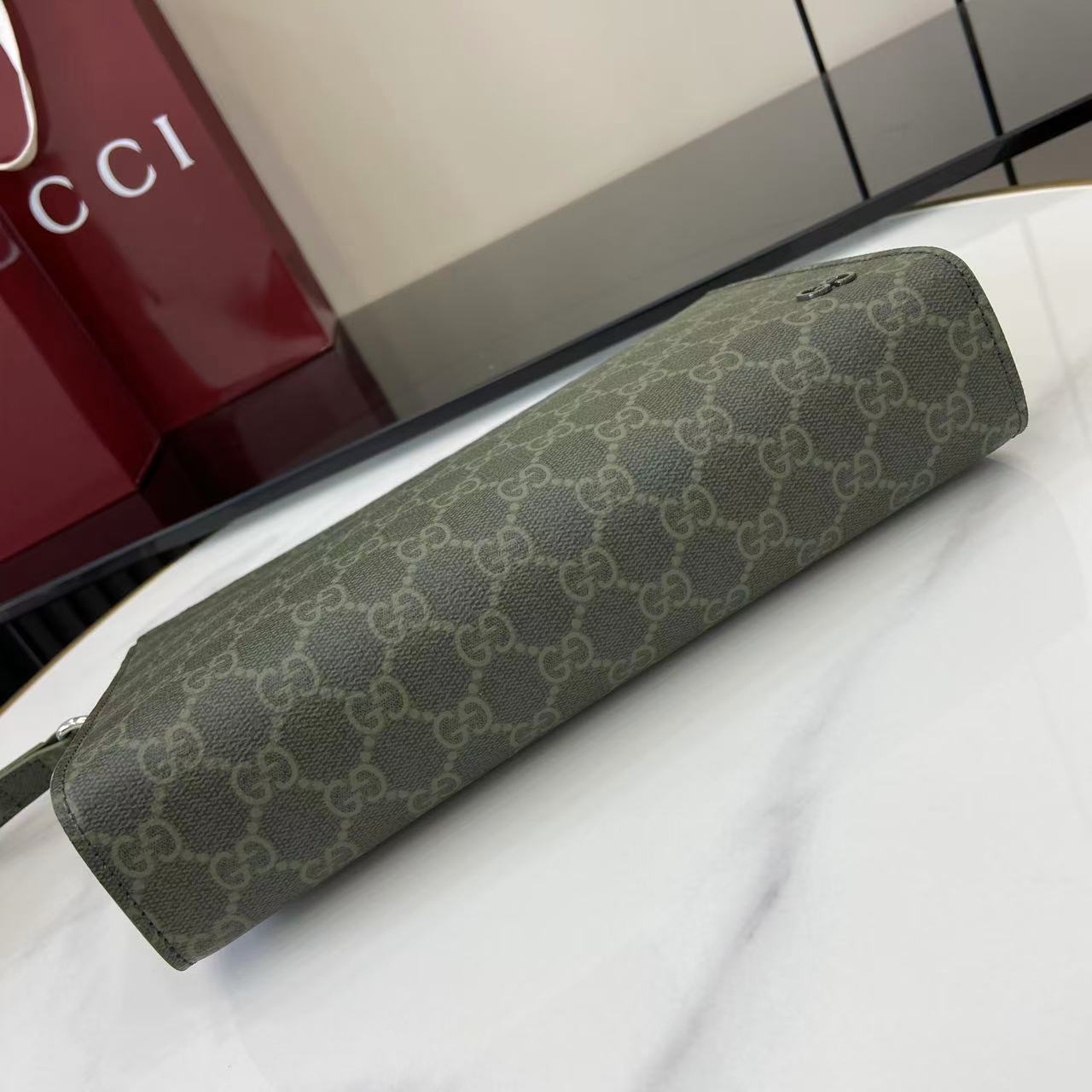 Gucci GG Monogram Small Pouch - DesignerGu