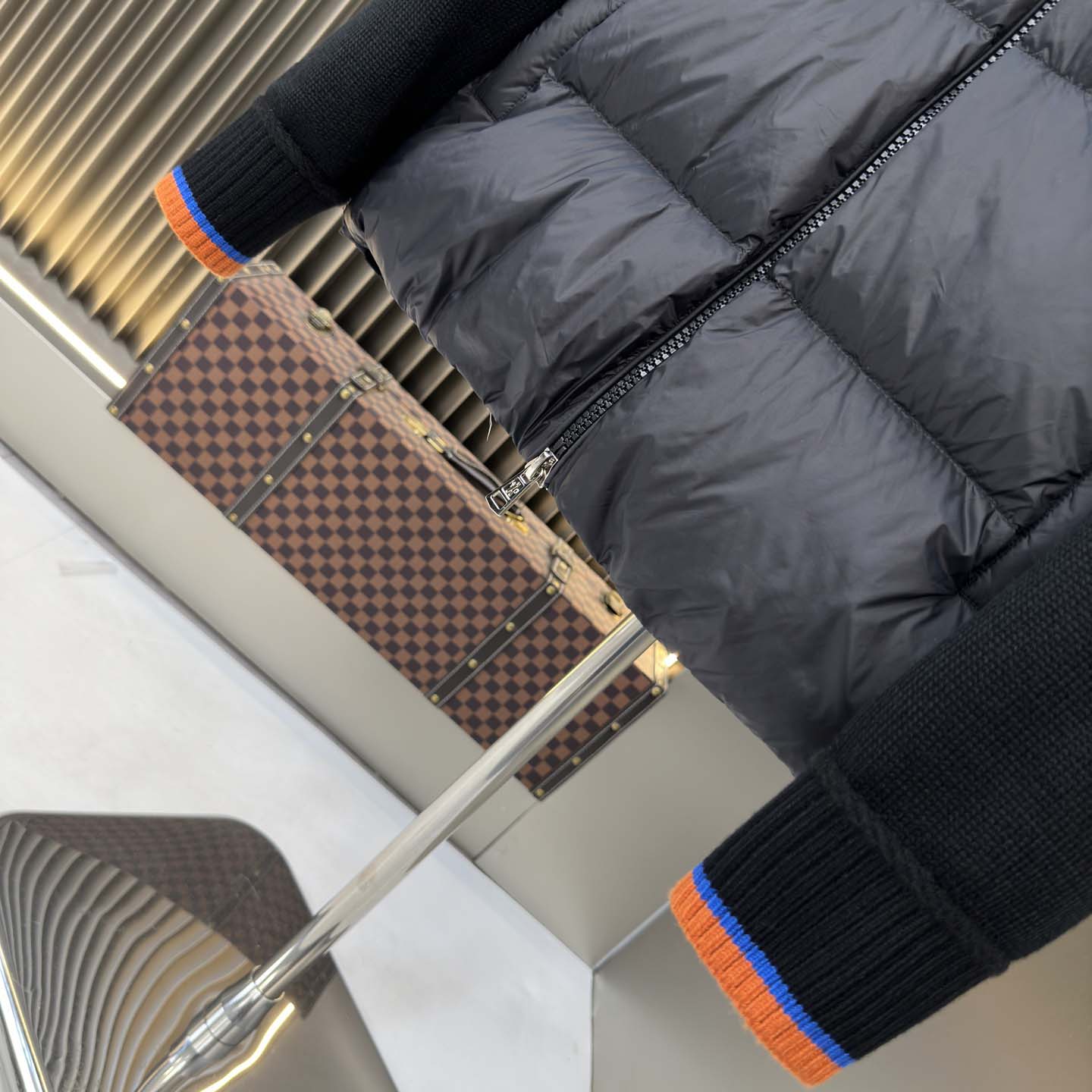 Moncler Padded Wool Zip-Up Cardigan - DesignerGu