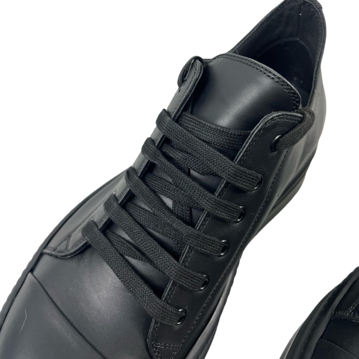 Rick Owens: Black Hollywood Low Sneakers - DesignerGu