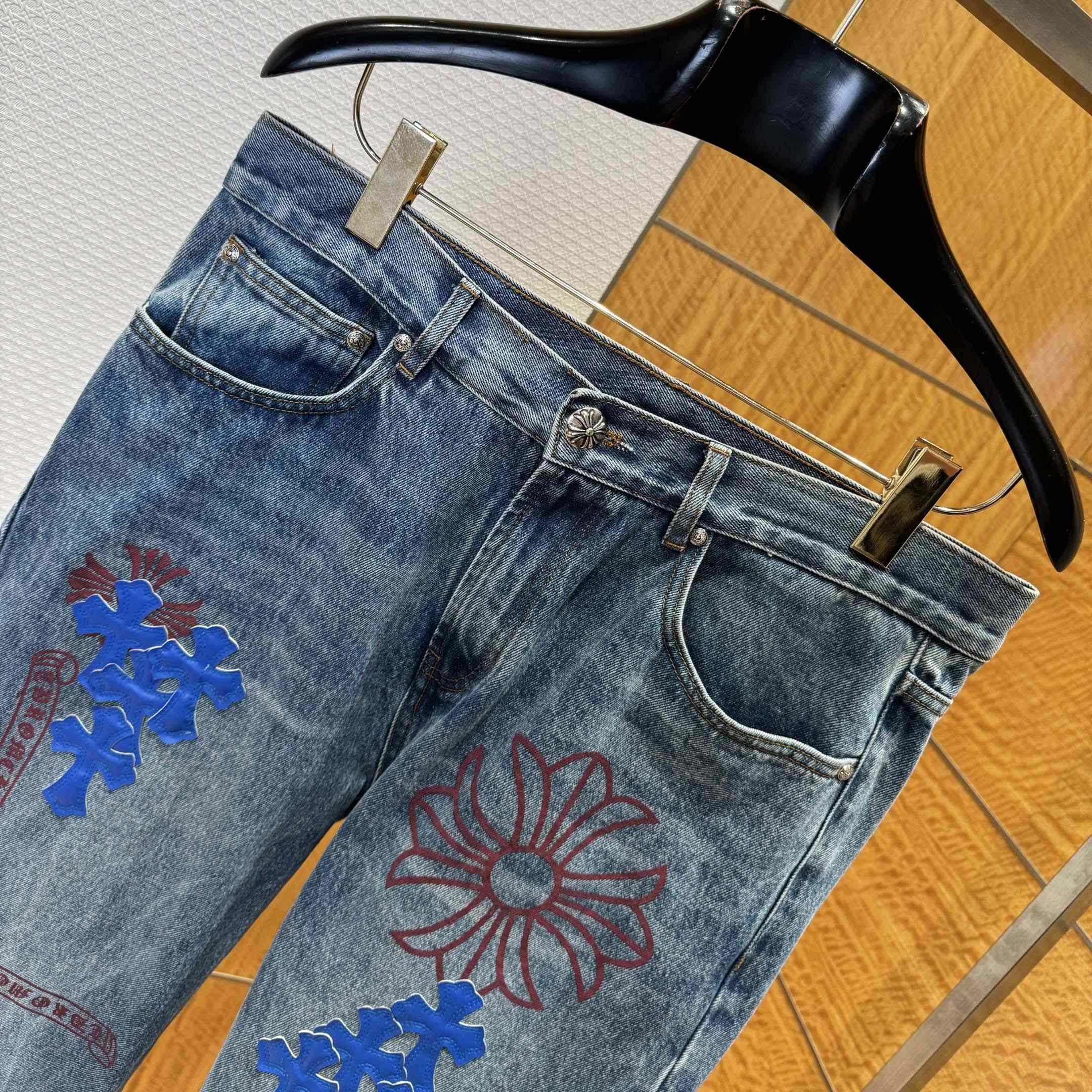 Chrome Hearts Jeans - DesignerGu