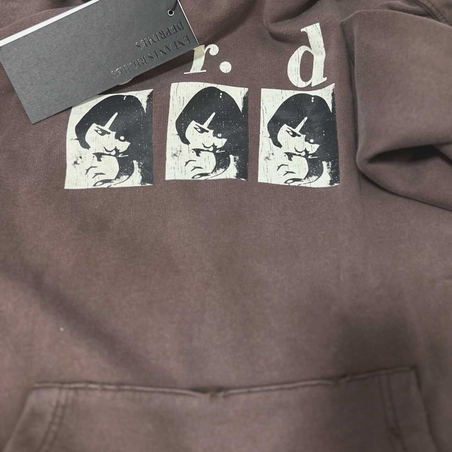 Enfants Riches Déprimés Louise Eats Sandwich Hoodie 'Chicory Coffee' - DesignerGu