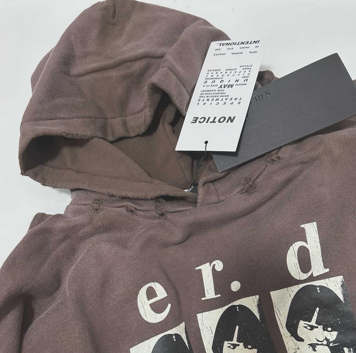 Enfants Riches Déprimés Louise Eats Sandwich Hoodie 'Chicory Coffee' - DesignerGu