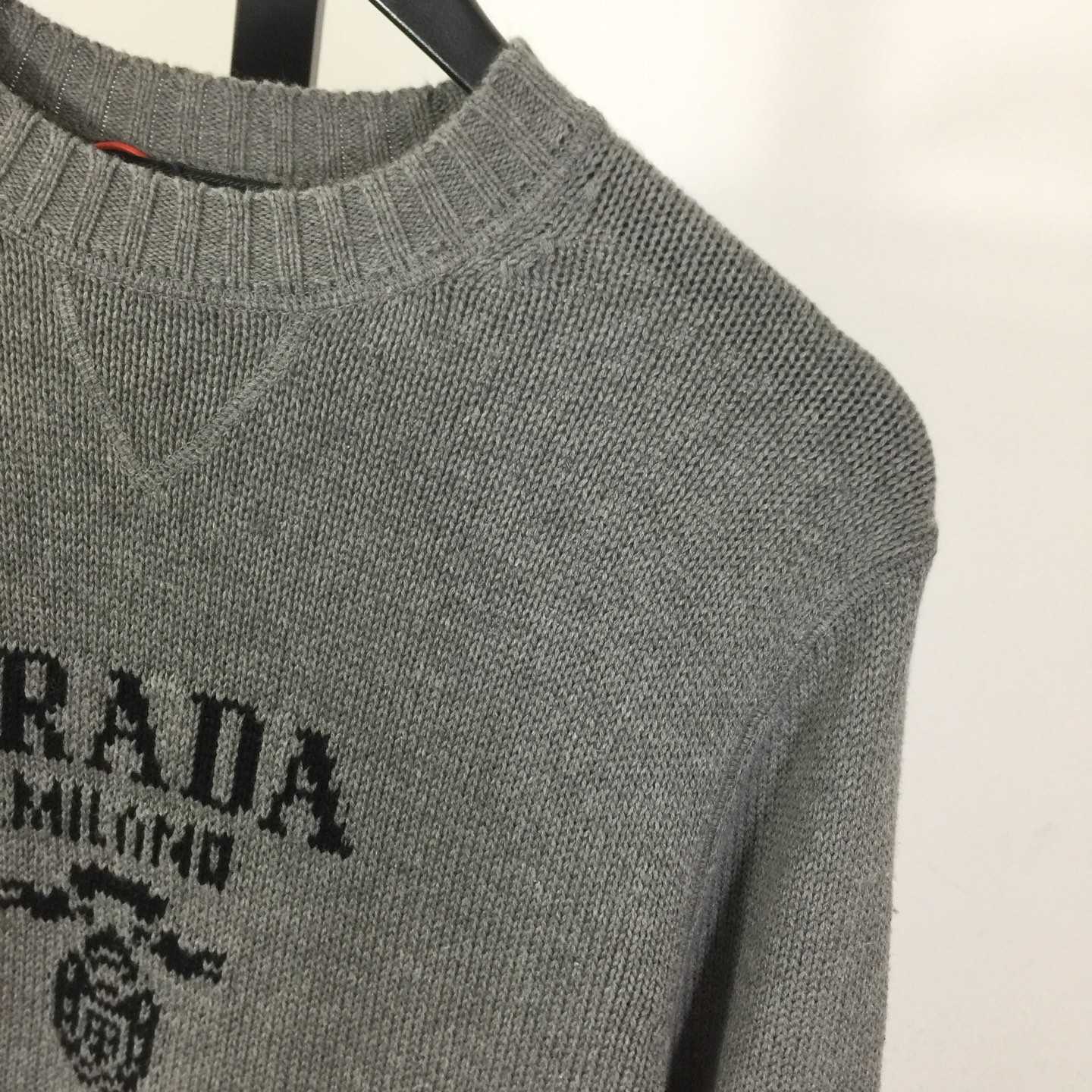 Prada Wool and cashmere crew-neck sweater - DesignerGu