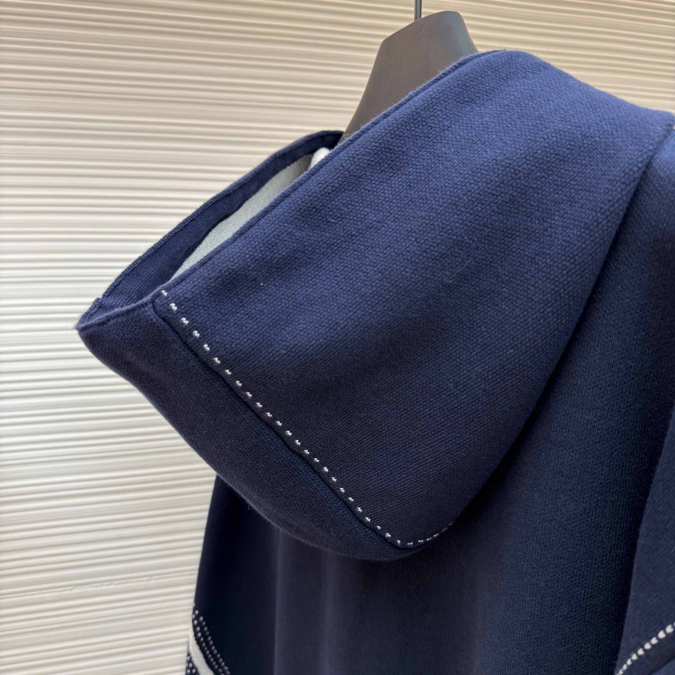 Louis Vuitton Graphic Intarsia Zipped Cotton Hoodie  - DesignerGu