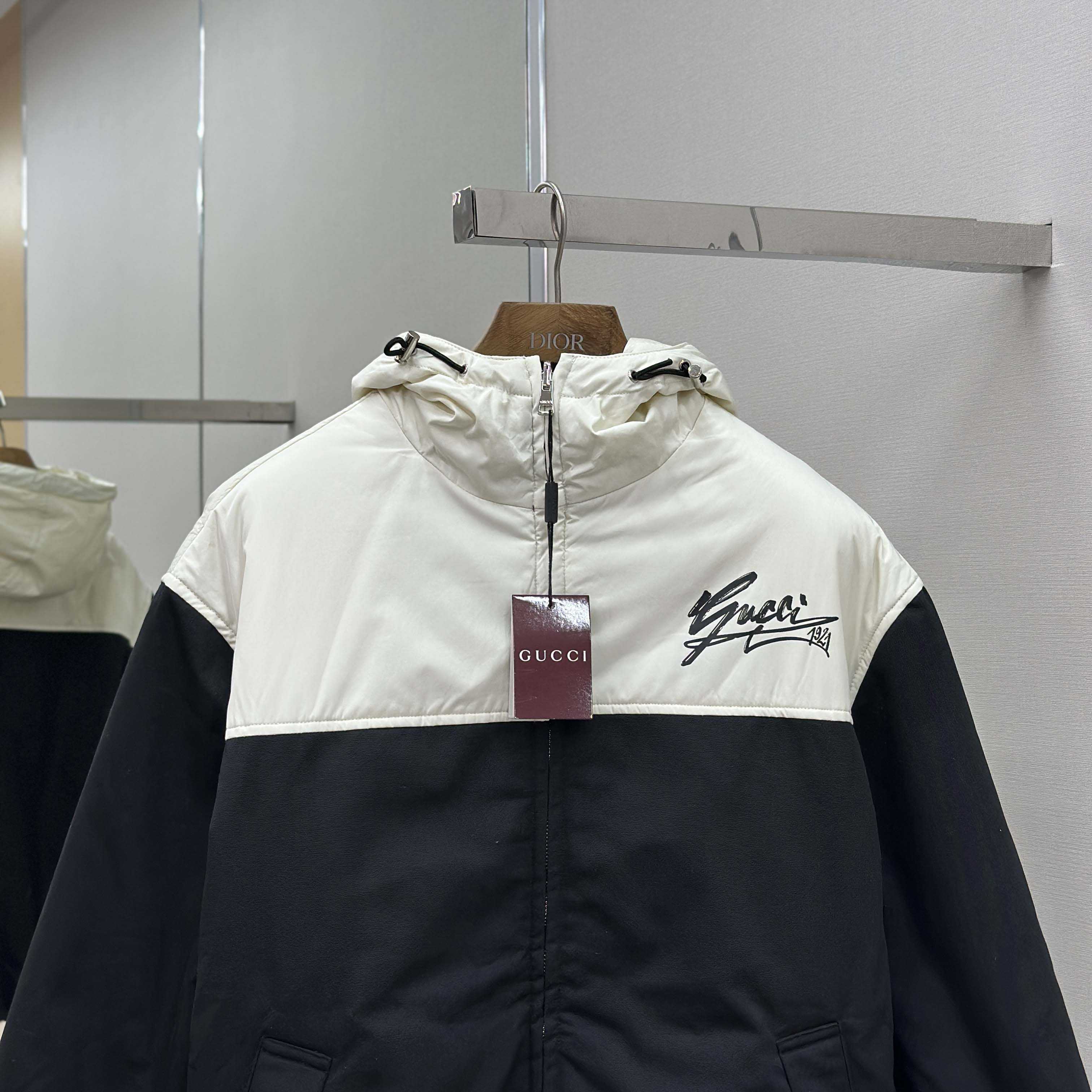 Gucci Canvas Hooded Jacket - DesignerGu