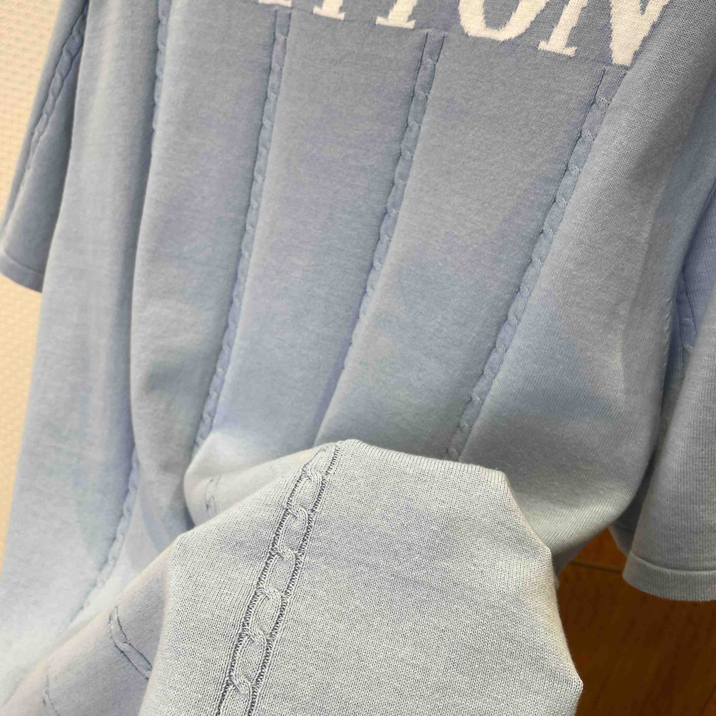 Louis Vuitton Silk-Cotton Short-Sleeved Crewneck   1AIJYJ - DesignerGu