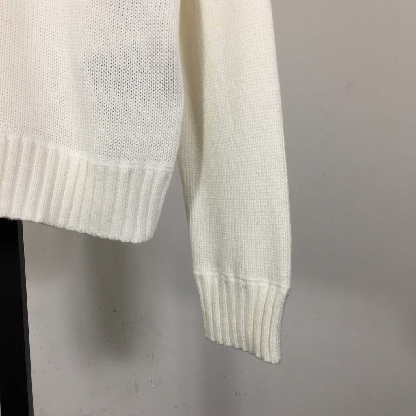 Prada Wool and cashmere crew-neck sweater - DesignerGu