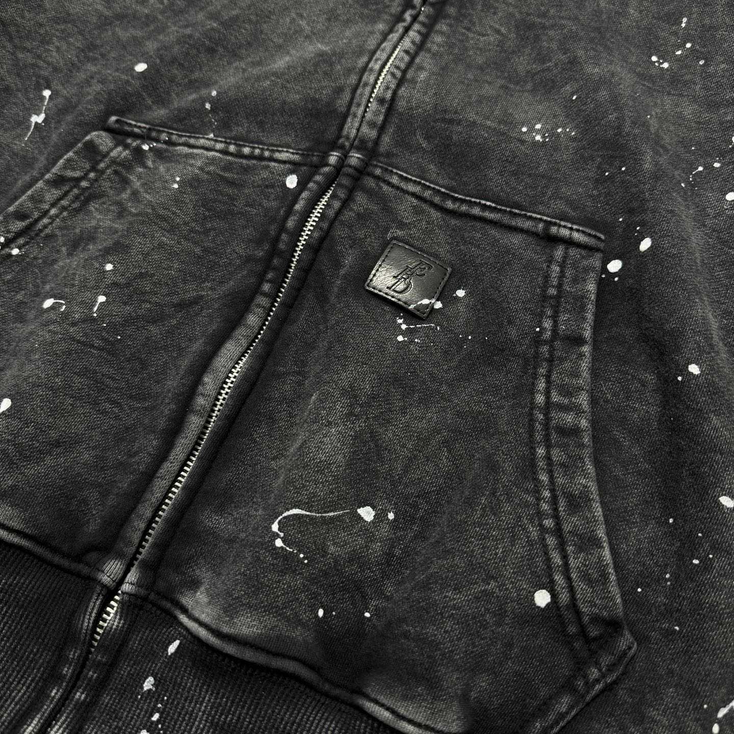 Enfants Riches Déprimés Cotton JerseyZip-Up Hoodie - DesignerGu