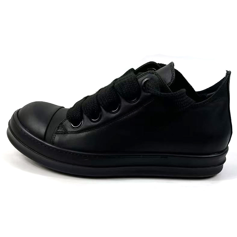 Rick Owens lace-up Leather Sneakers  - DesignerGu
