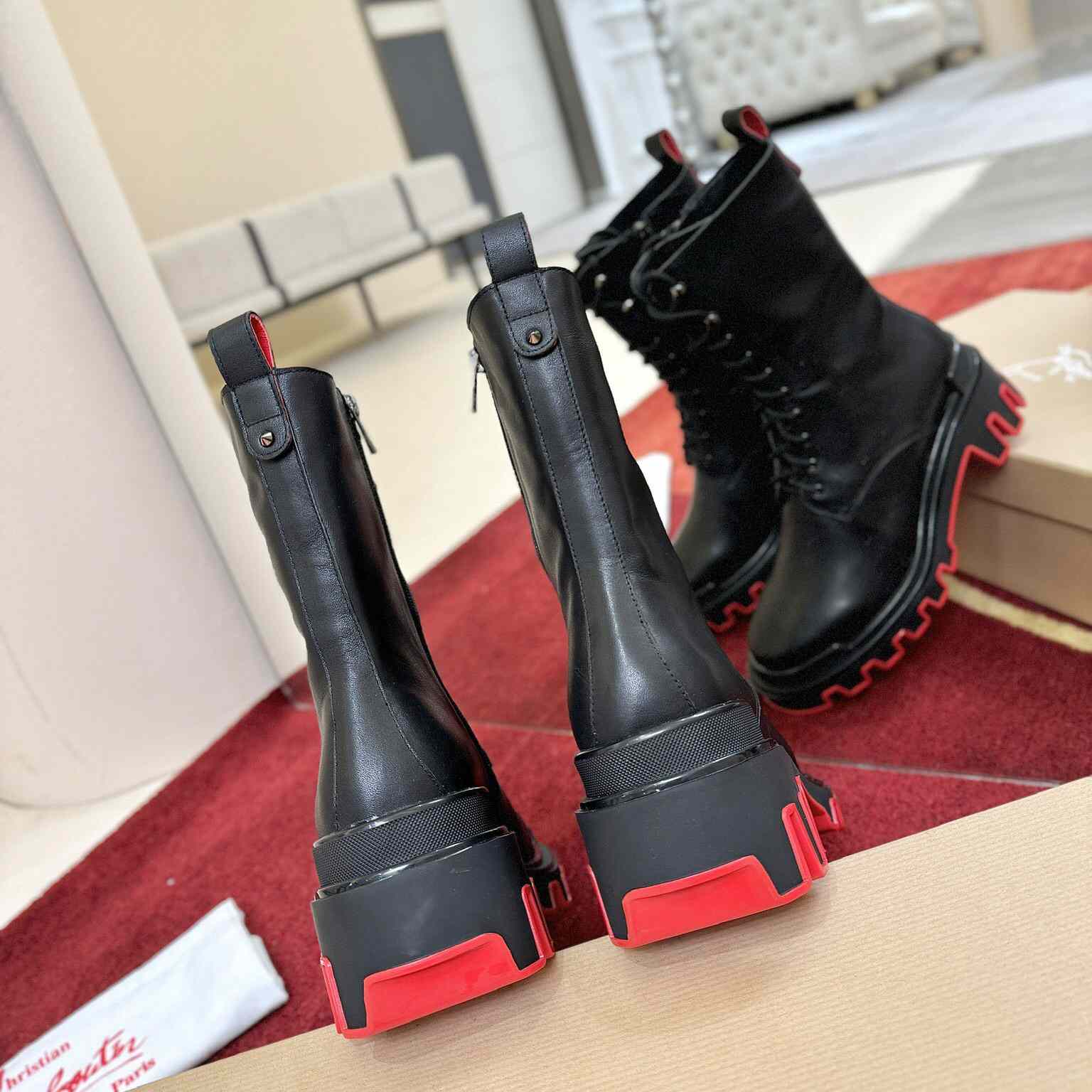 Christian Louboutin Dune Trott Alta Low Boots - DesignerGu