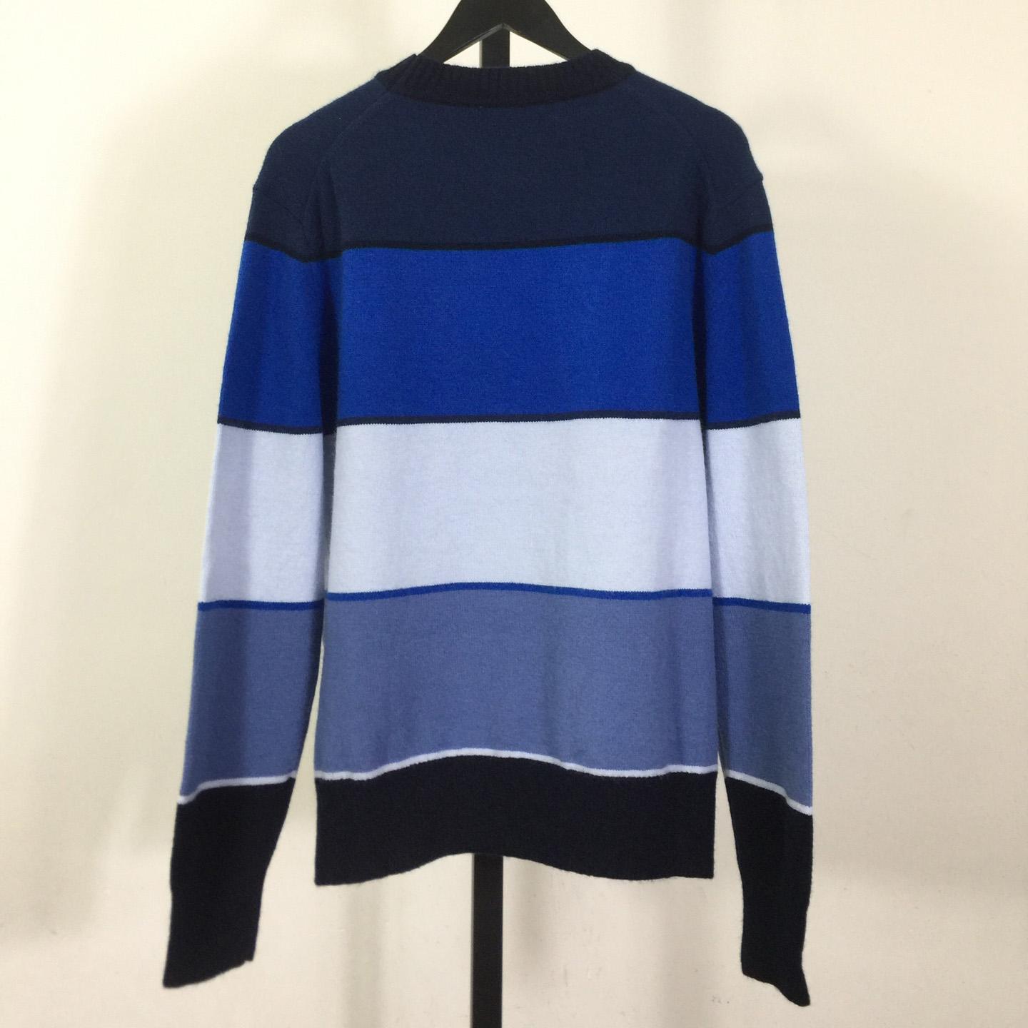 Dior CD Diamond Sweater Blue Cashmere and Cotton Jersey - DesignerGu