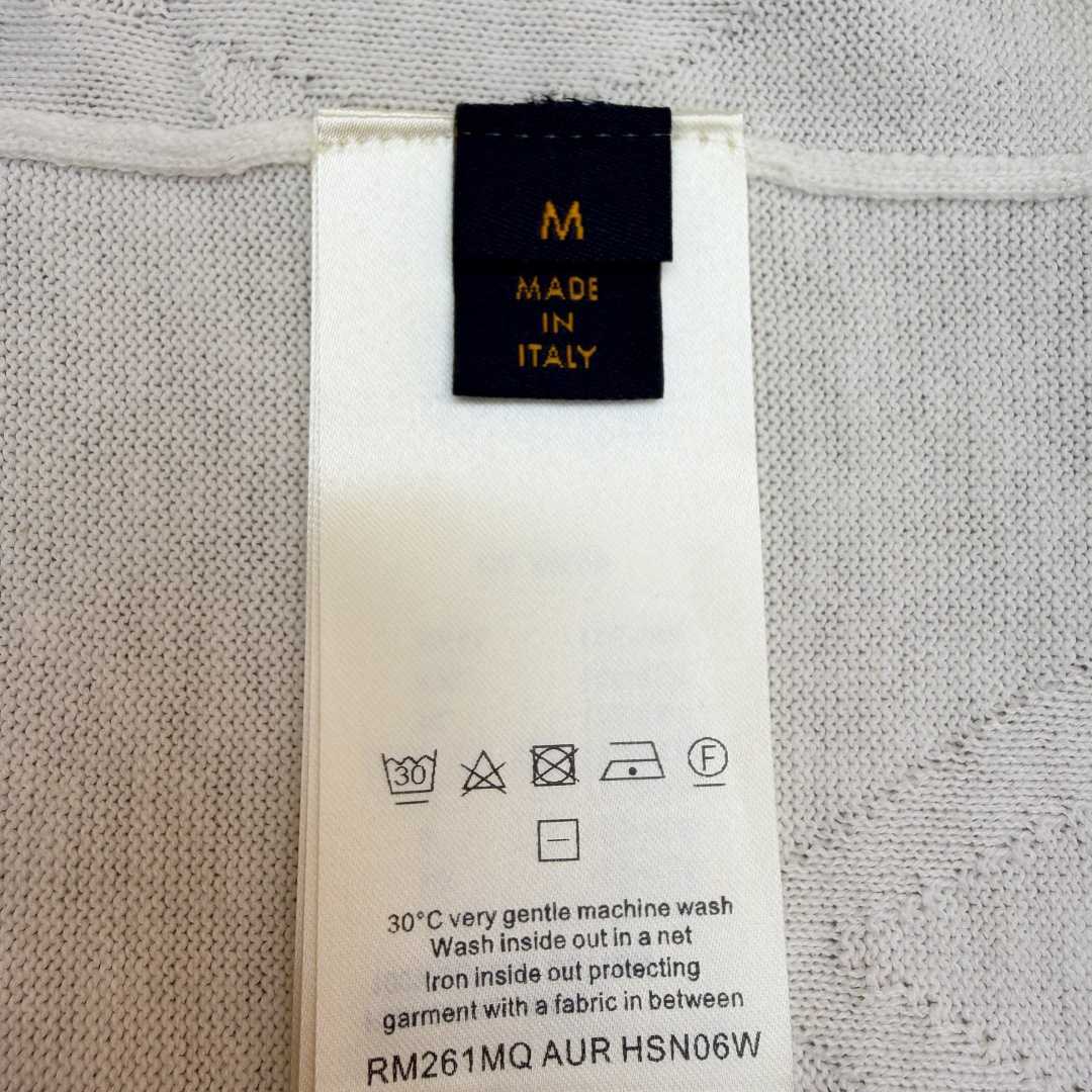 Louis Vuitton Monogram Short-Sleeved Cotton Crewneck   1AIWFR - DesignerGu