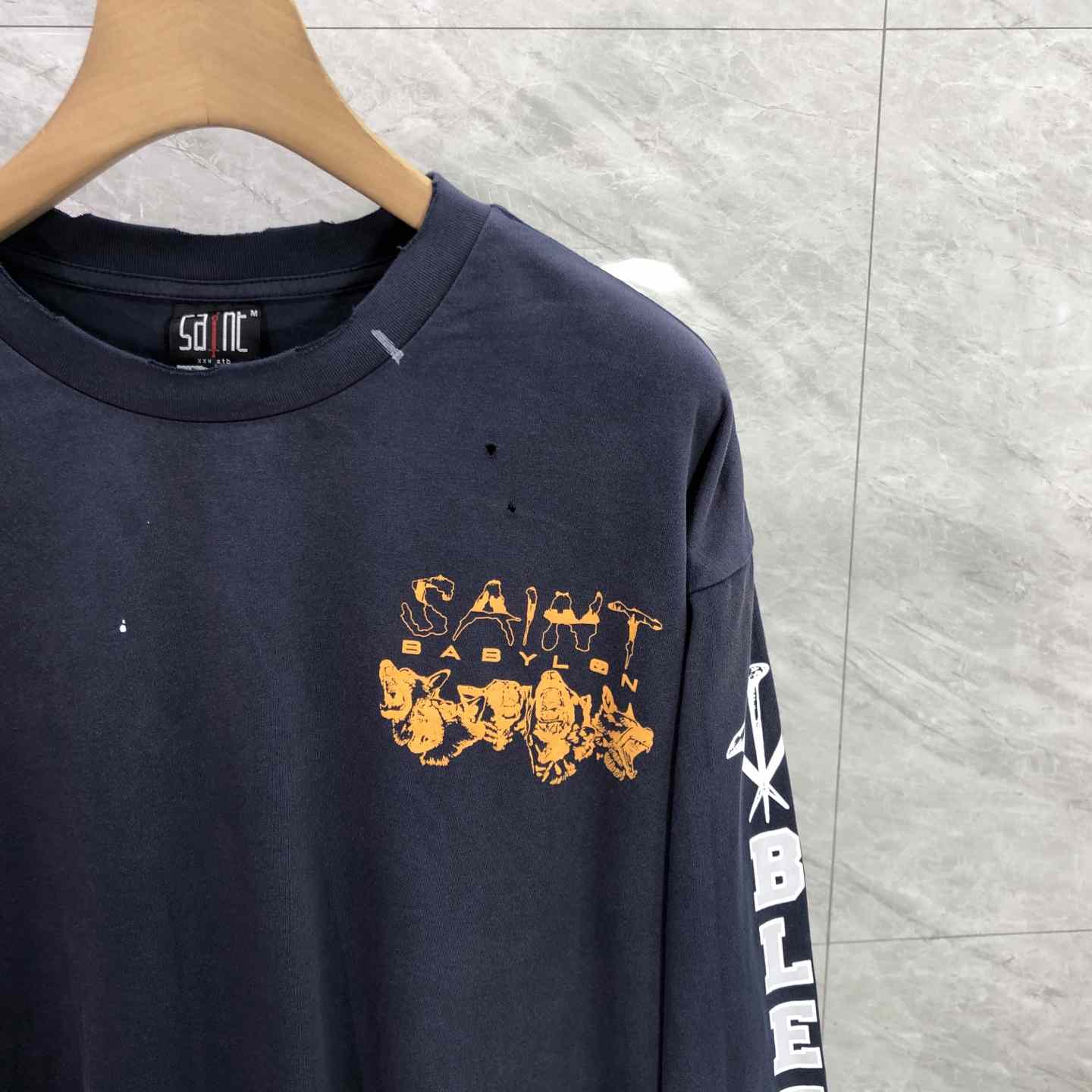 Saint Michael FW25 LS Tee  - DesignerGu