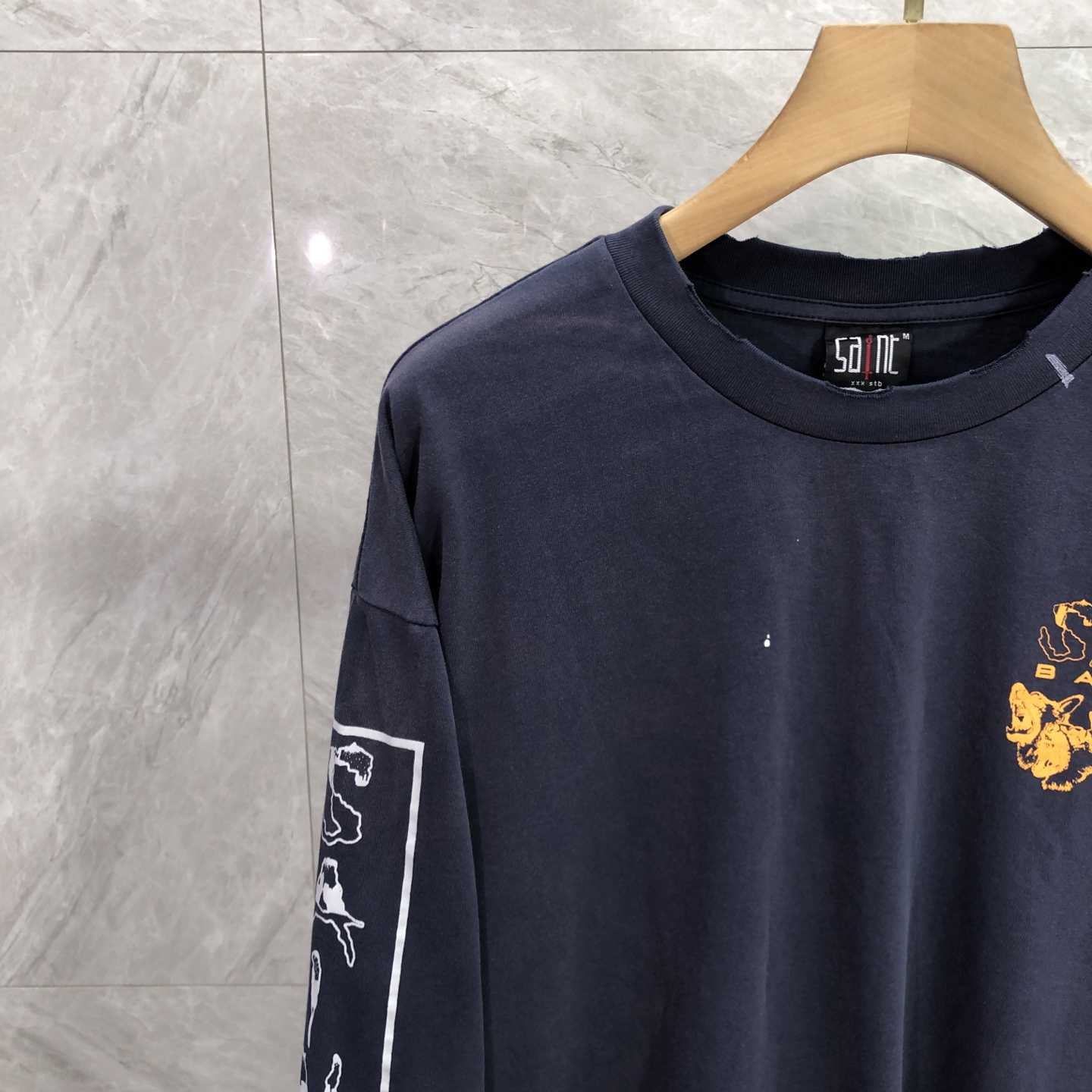 Saint Michael FW25 LS Tee  - DesignerGu