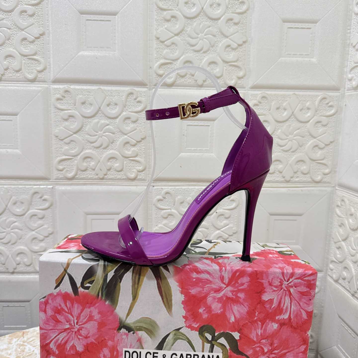 Dolce & Gabbana DNA 105mm Ankle-strap Stiletto Sandals - DesignerGu