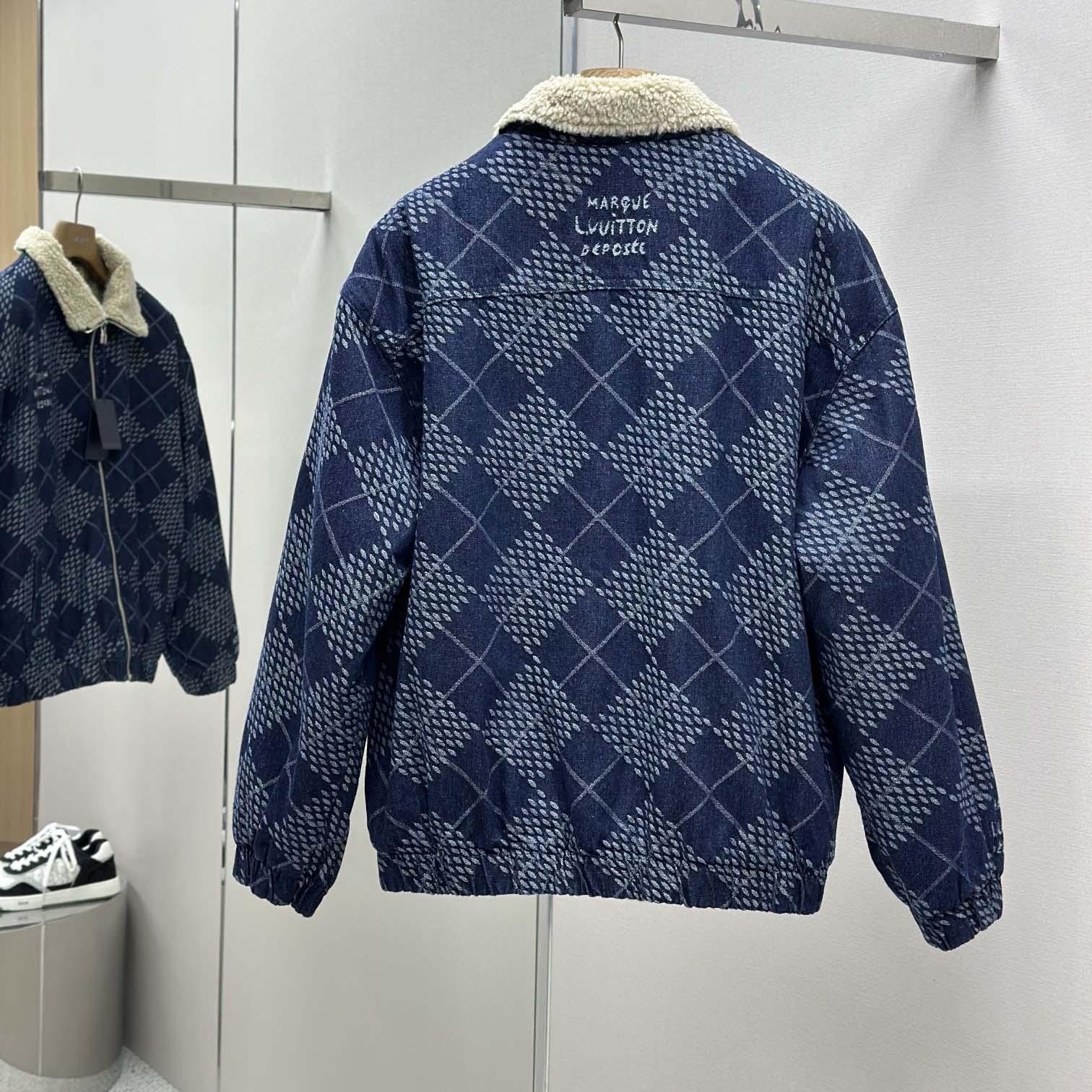 Louis Vuitton Denim Fleece Blouson   1AGINP - DesignerGu