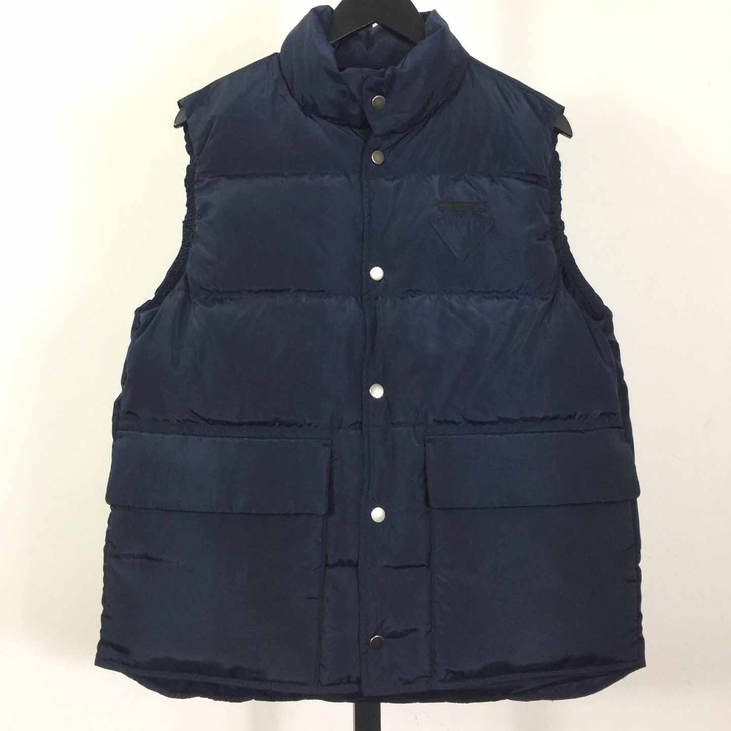 Prada Re-Nylon Puffer Vest - DesignerGu