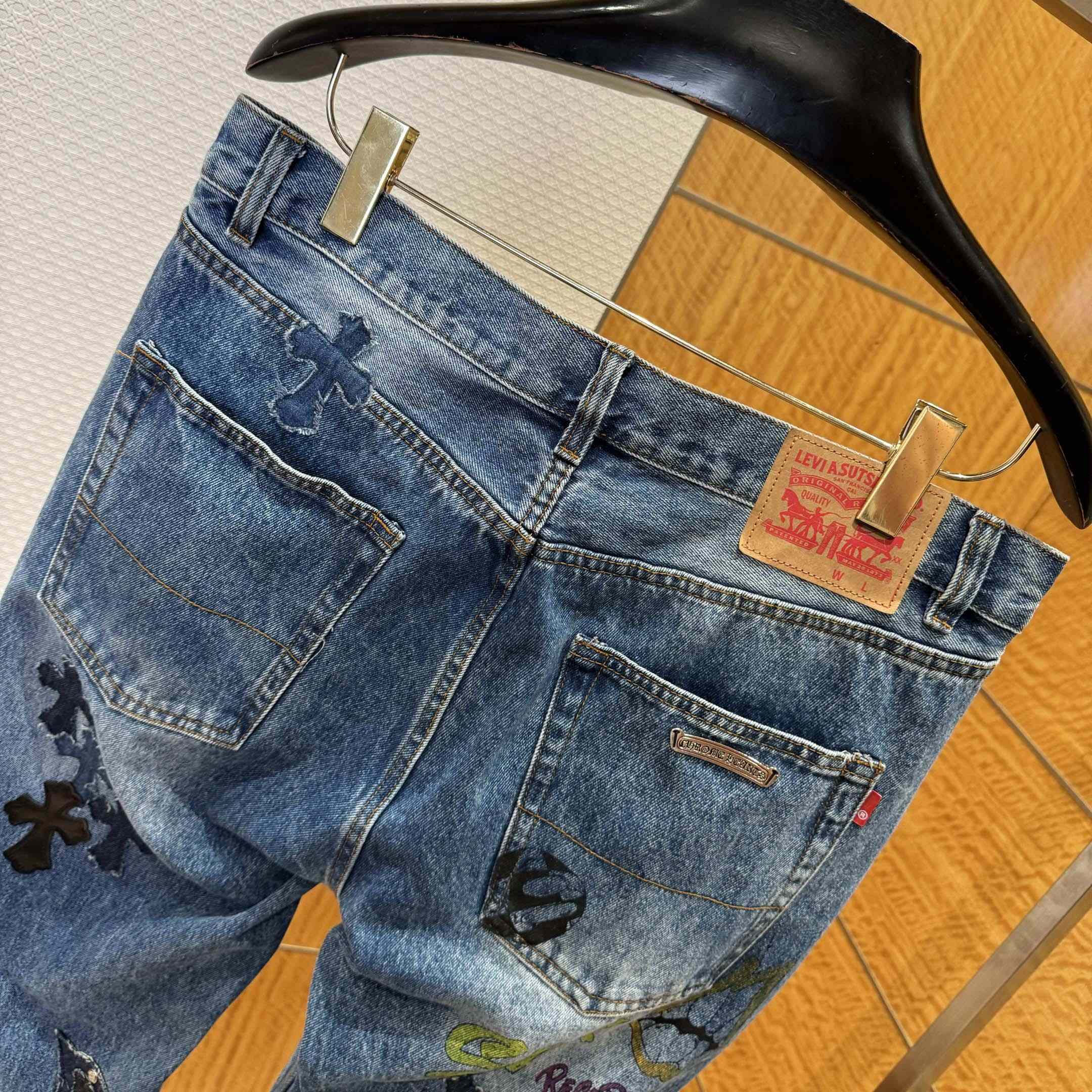 Chrome Hearts Jeans - DesignerGu
