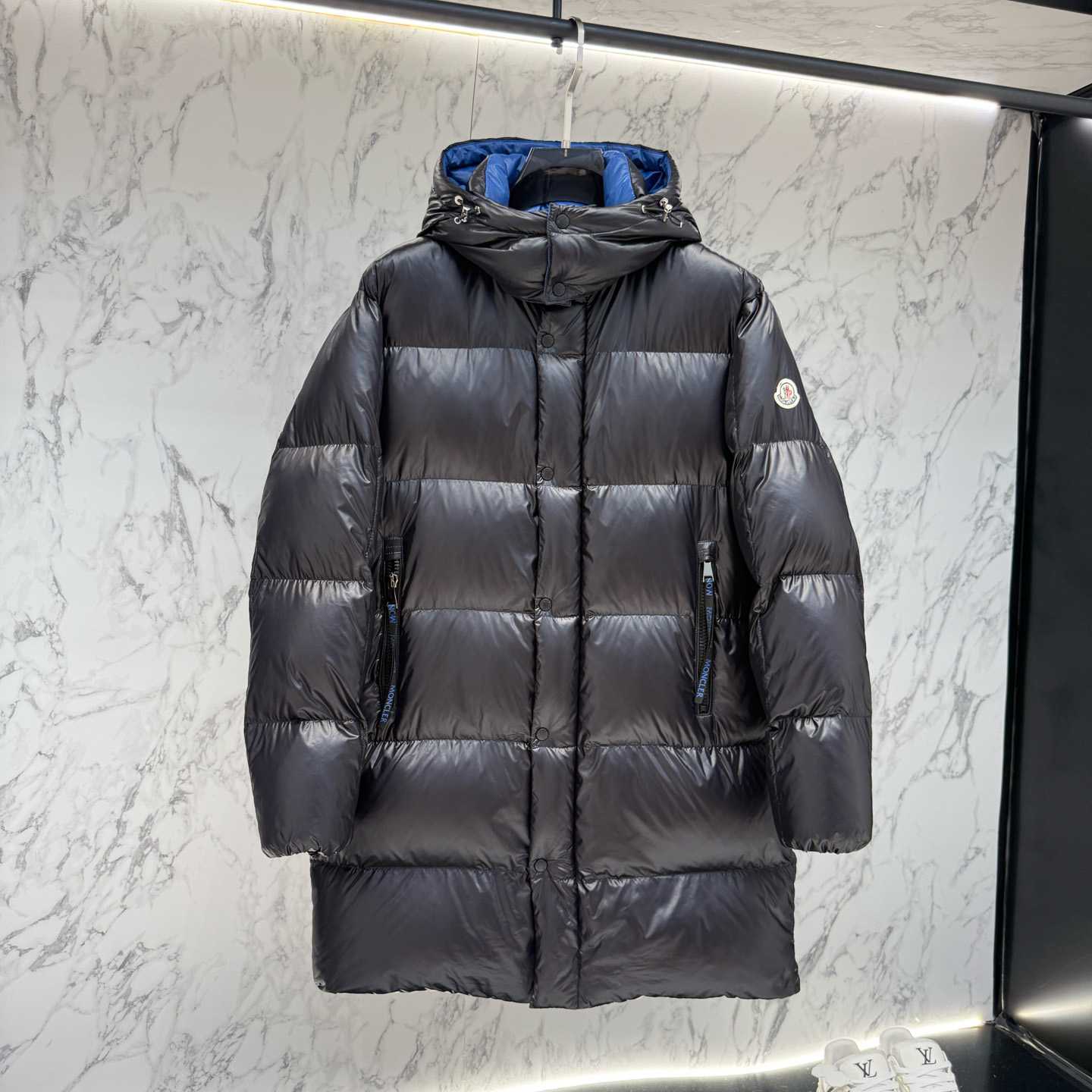 Moncler Hooded Long Down Jacket - DesignerGu